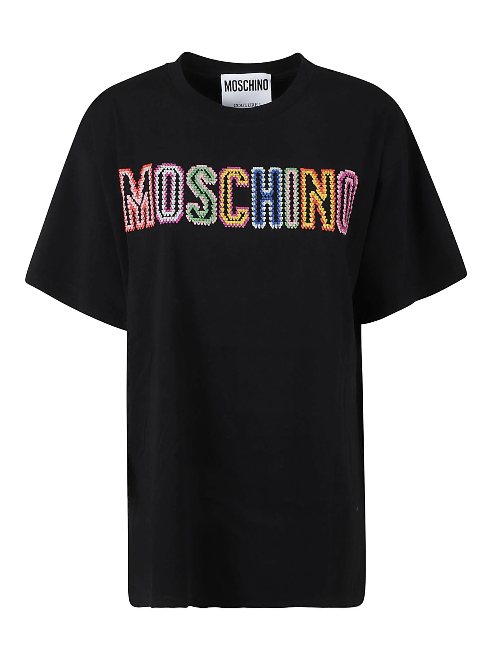 MOSCHINO ROUND NECK LOGO T-SHIRT