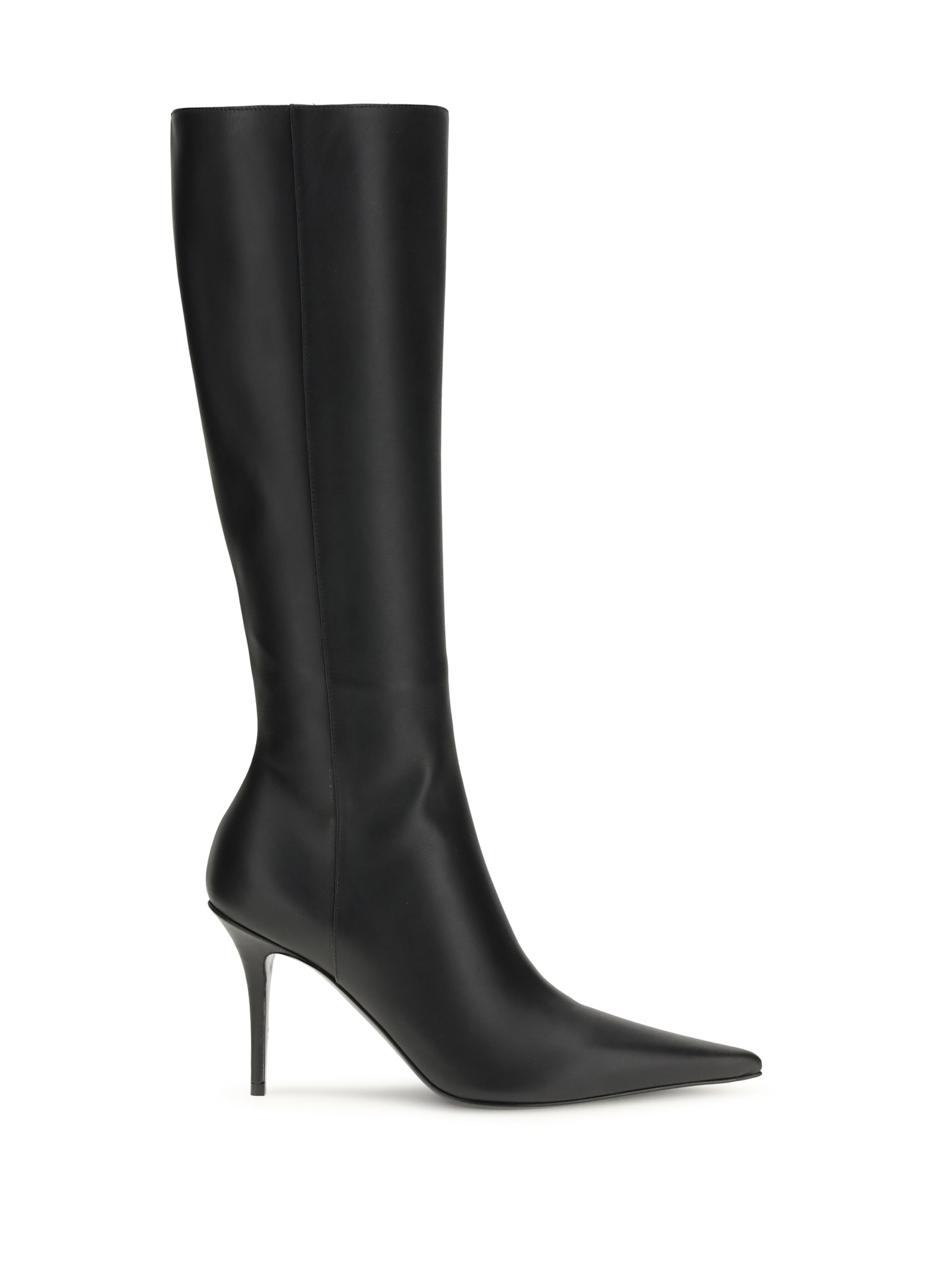 Amina Muaddi Barbara 90 Boot In Black