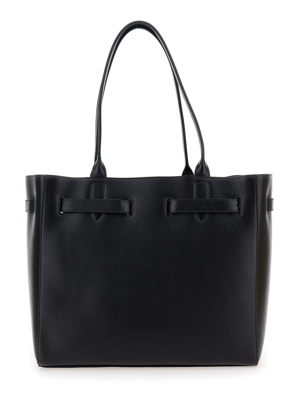 Shop Tom Ford Classic Top Handle Tote In Black