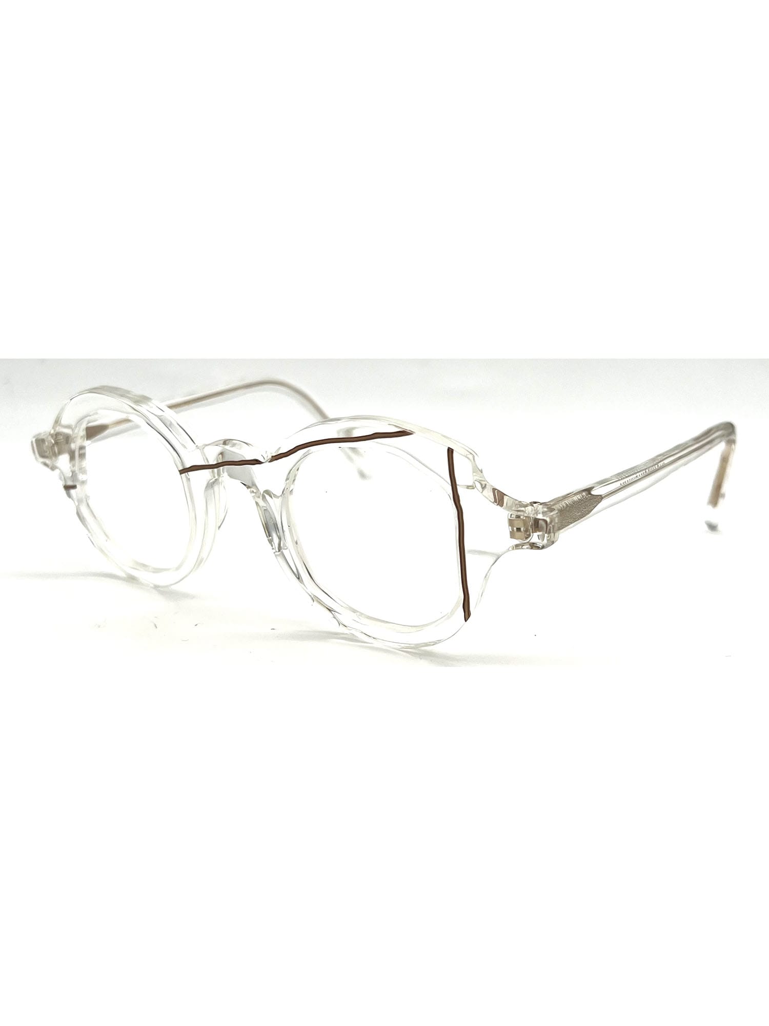 Masahiro Maruyama Mm/0079 No.3 Eyewear In Clear _ Gold