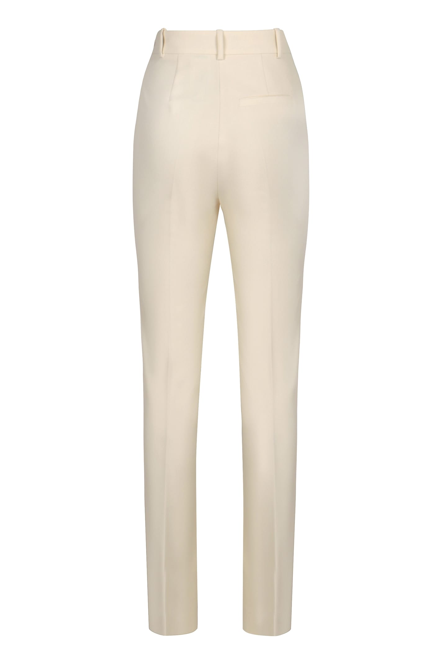 Pinko Skinny High-waisted Trousers In White