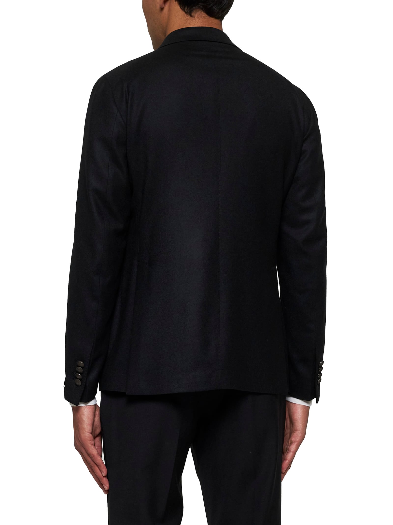 Shop Tagliatore Blazer In Black