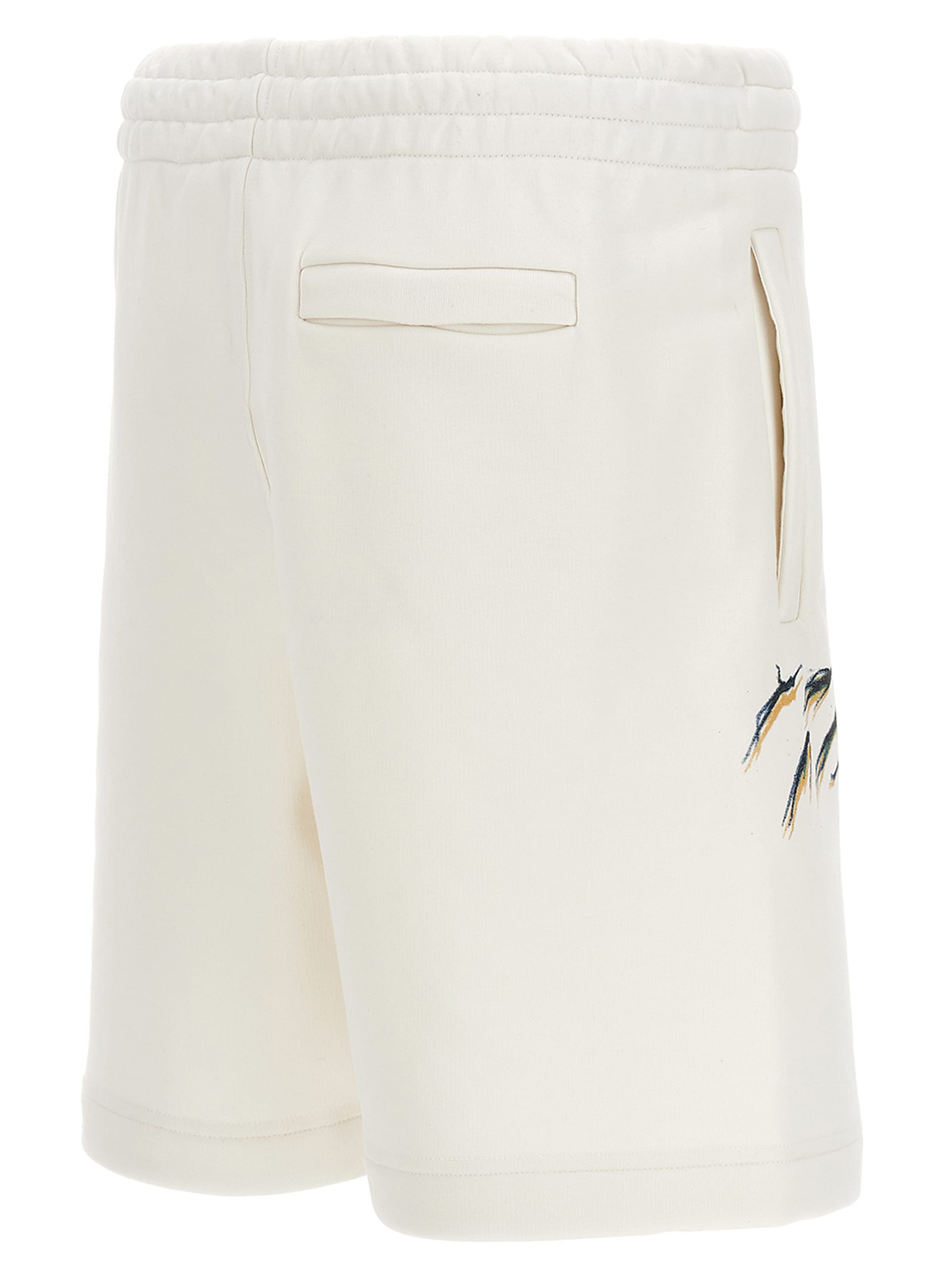 MISBHV Denim Monogram Carpenter Shorts in White for Men