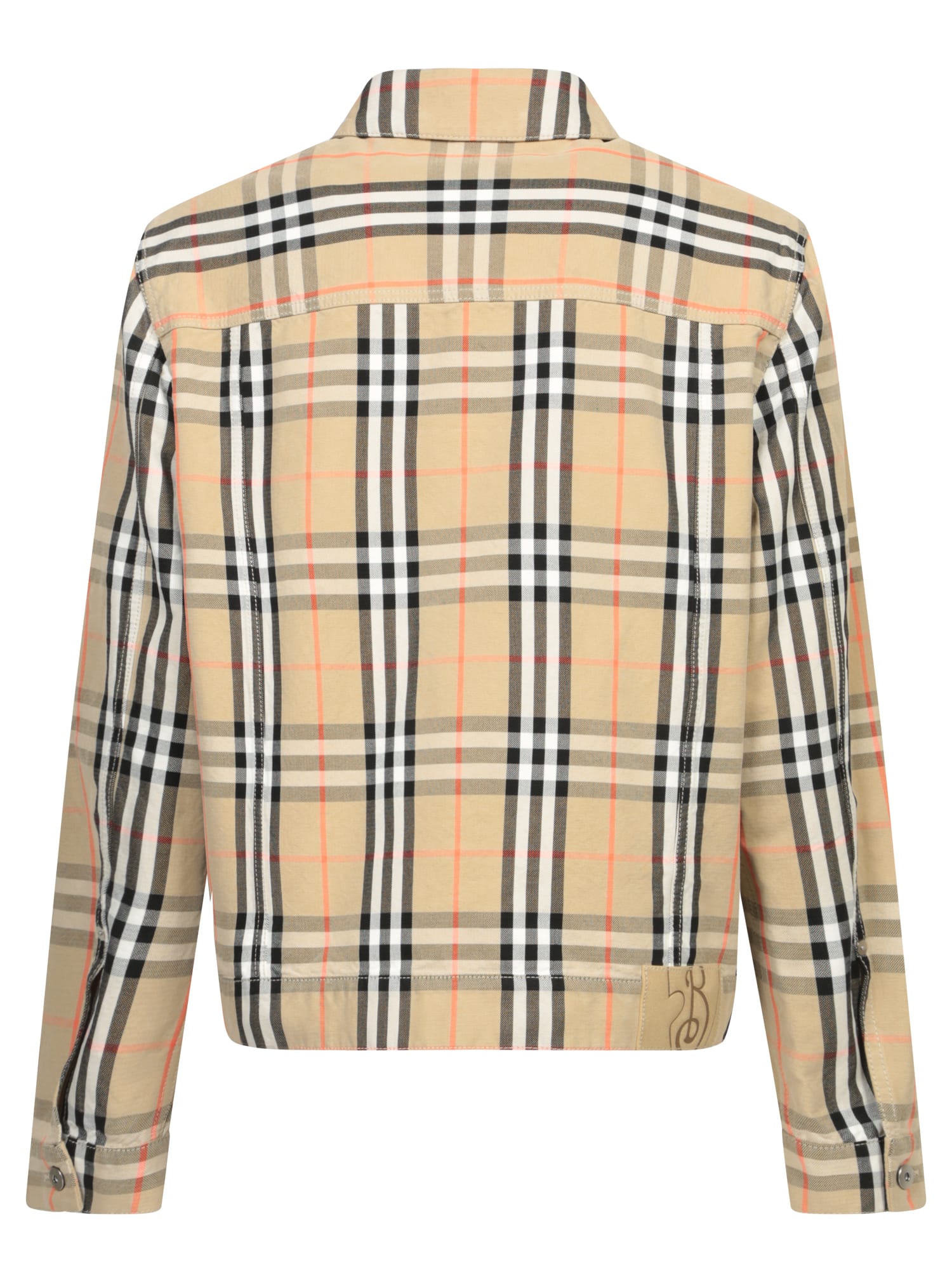 Burberry Jacket In Sand Ip Check