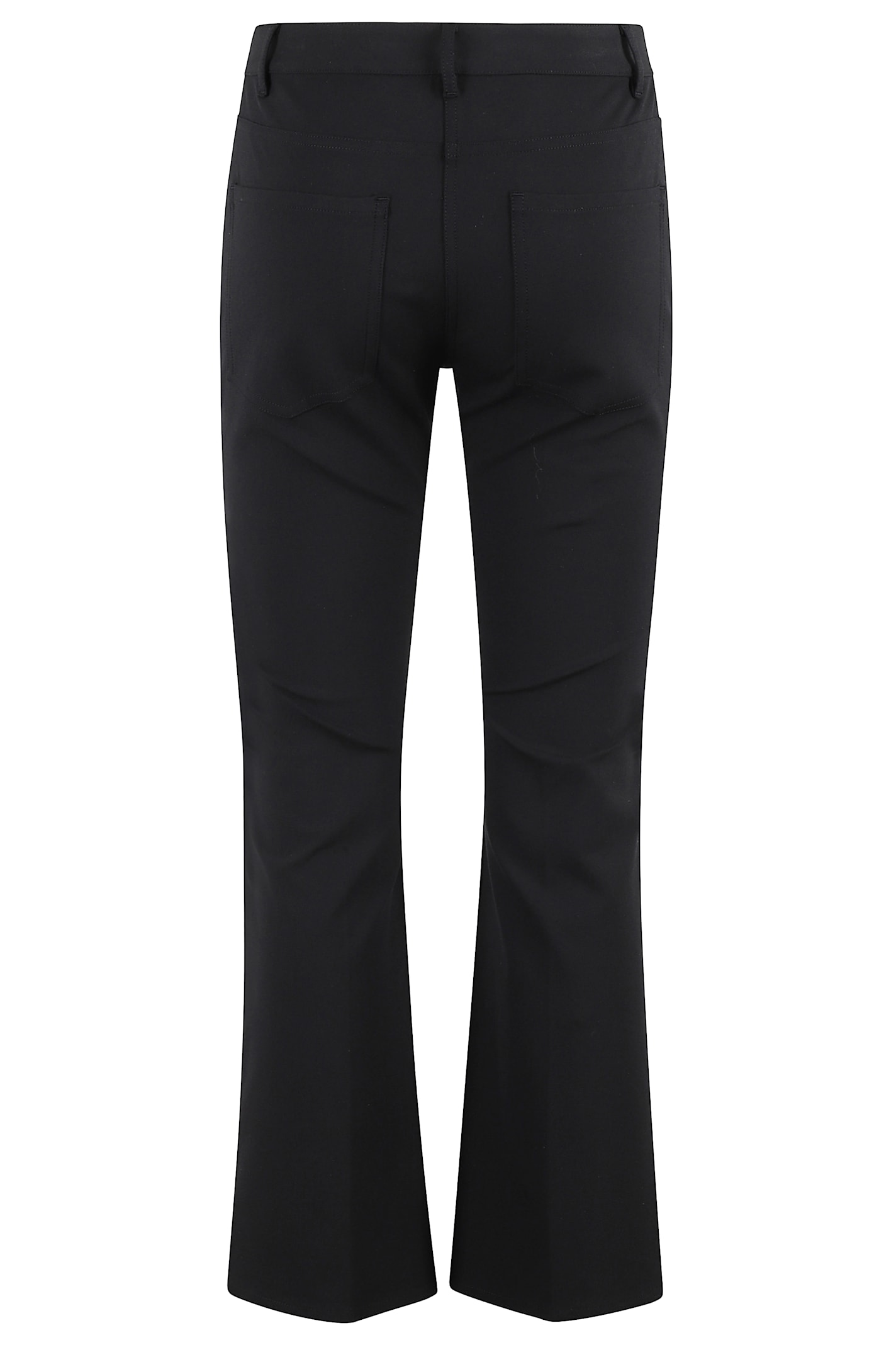Theory Cropped Tailored-cut Trousers In Black