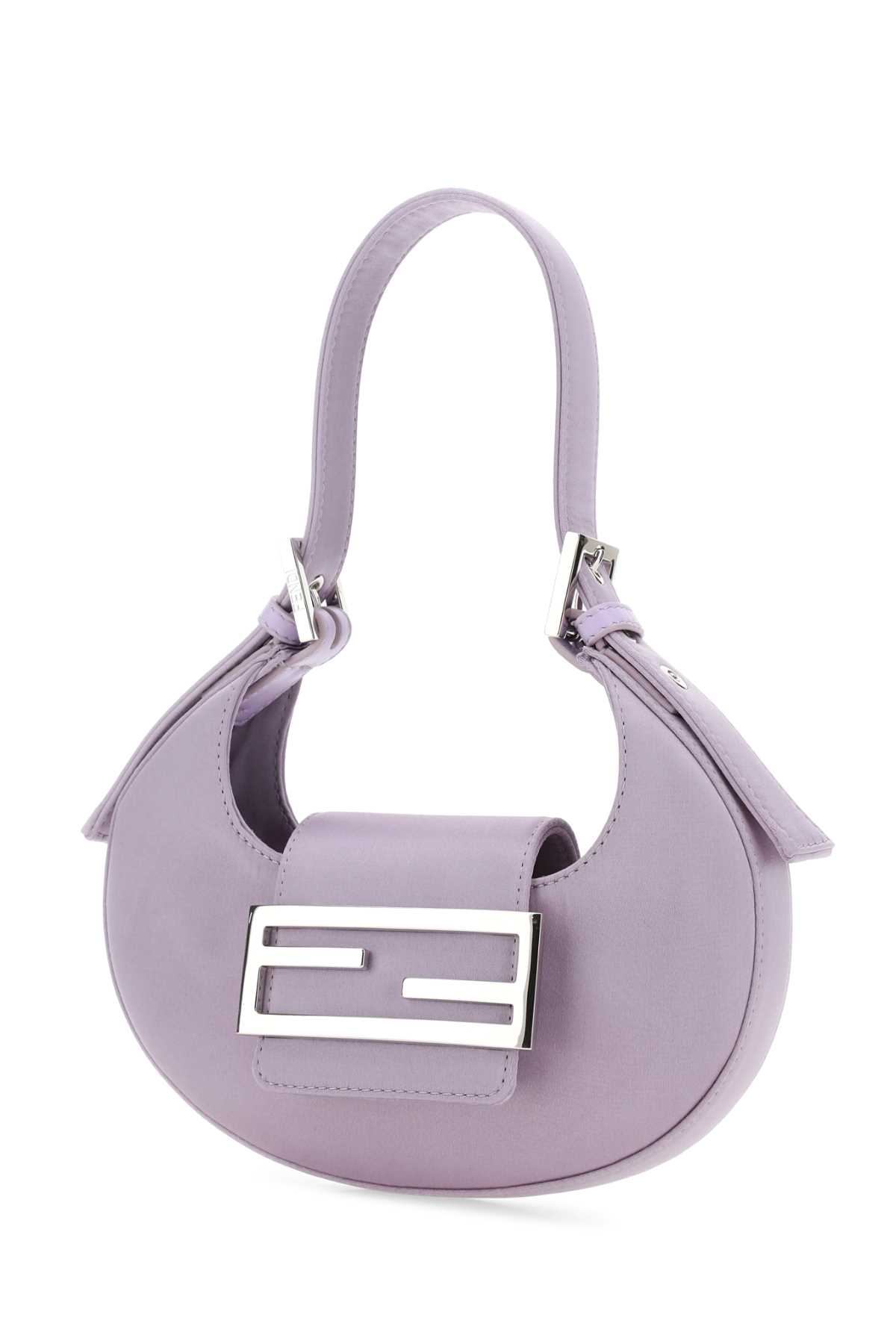 Shop Fendi Lilac Leather Mini  Cookie Handbag In F0pg2