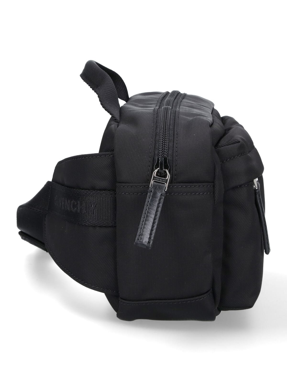 Givenchy Nylon Belt Bag With Logo In Black