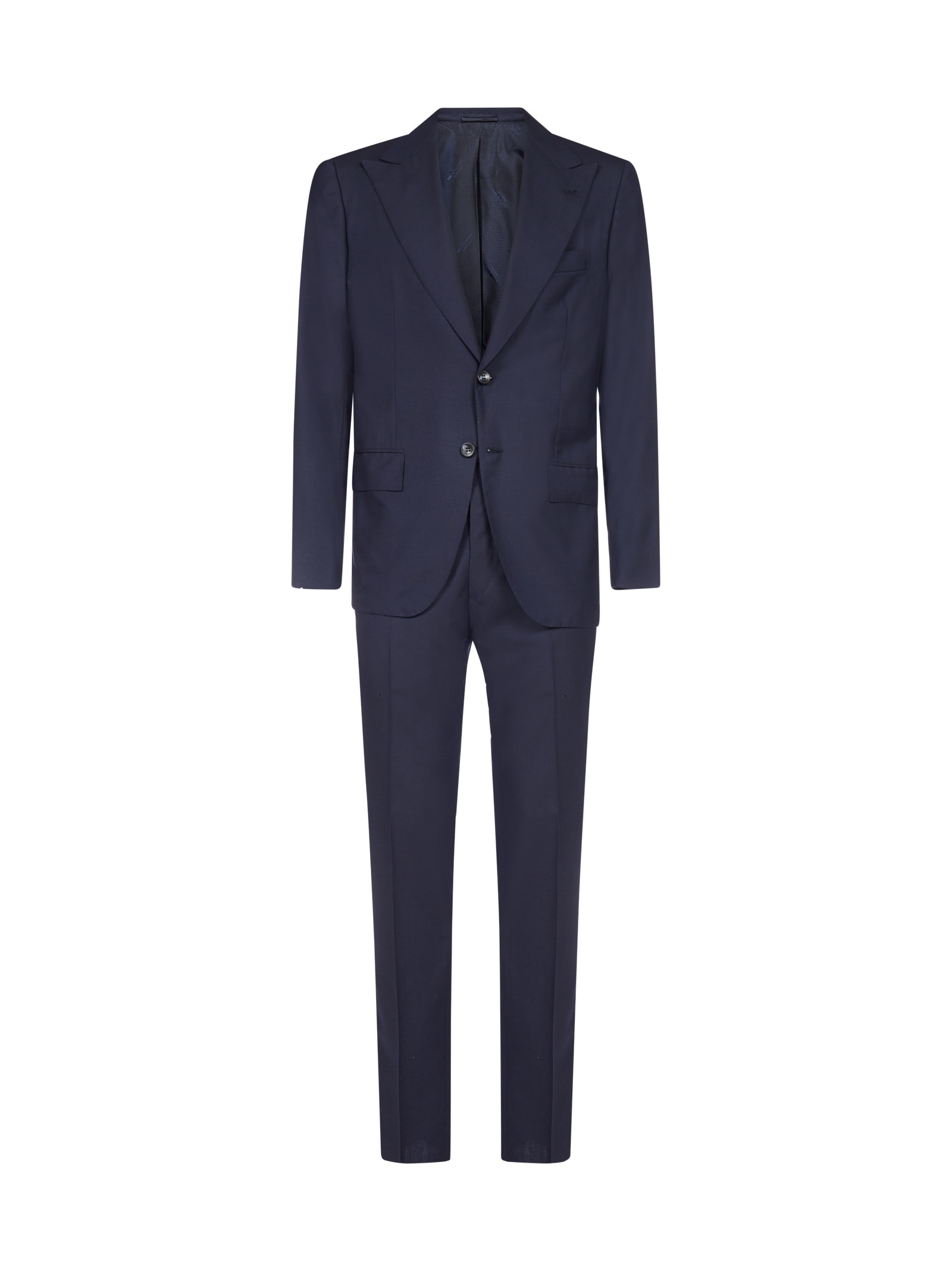 Kiton 2-pieces Tailored Wool Suit