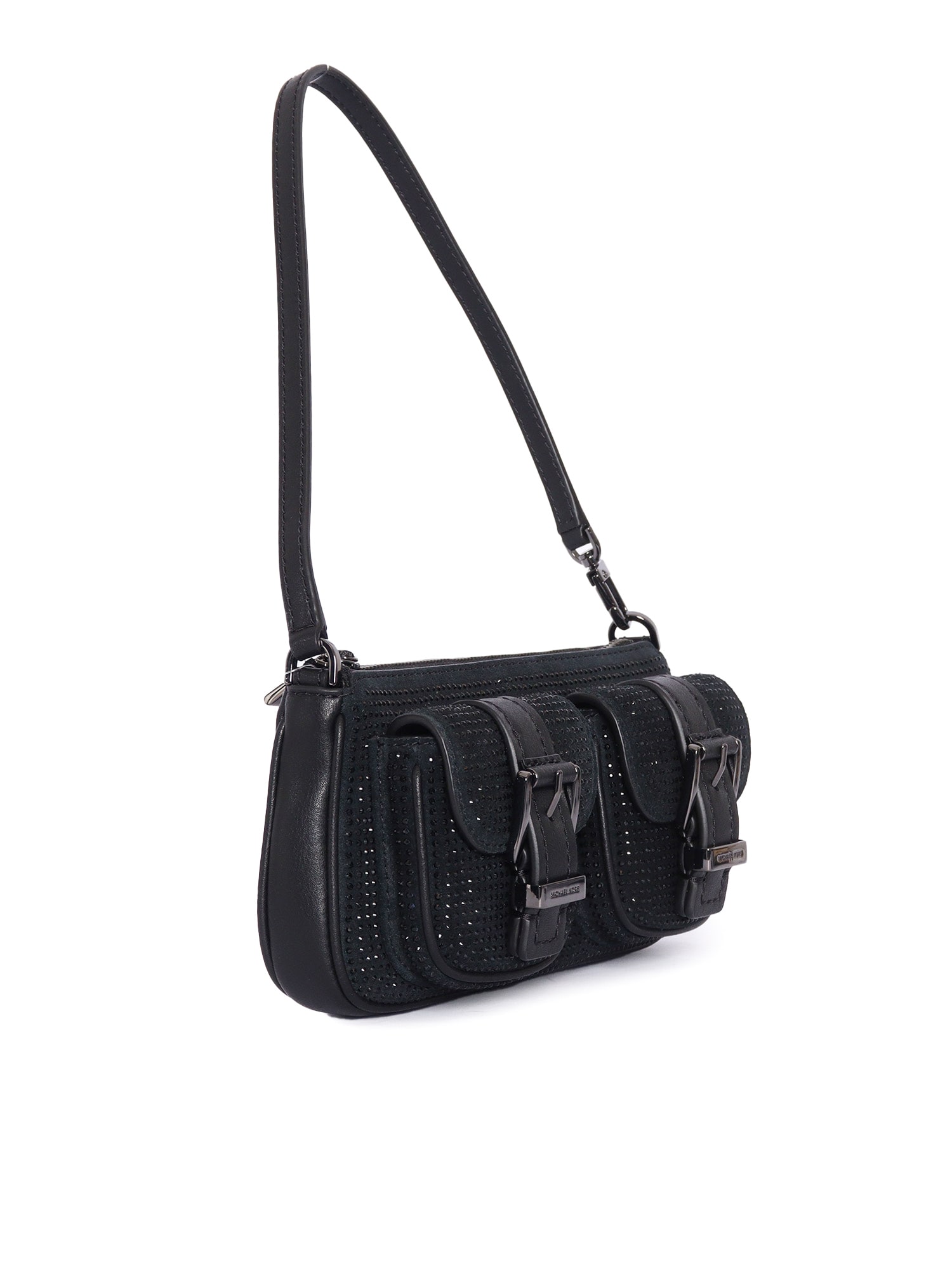 Michael Kors Sm Conv Pouchette In Black
