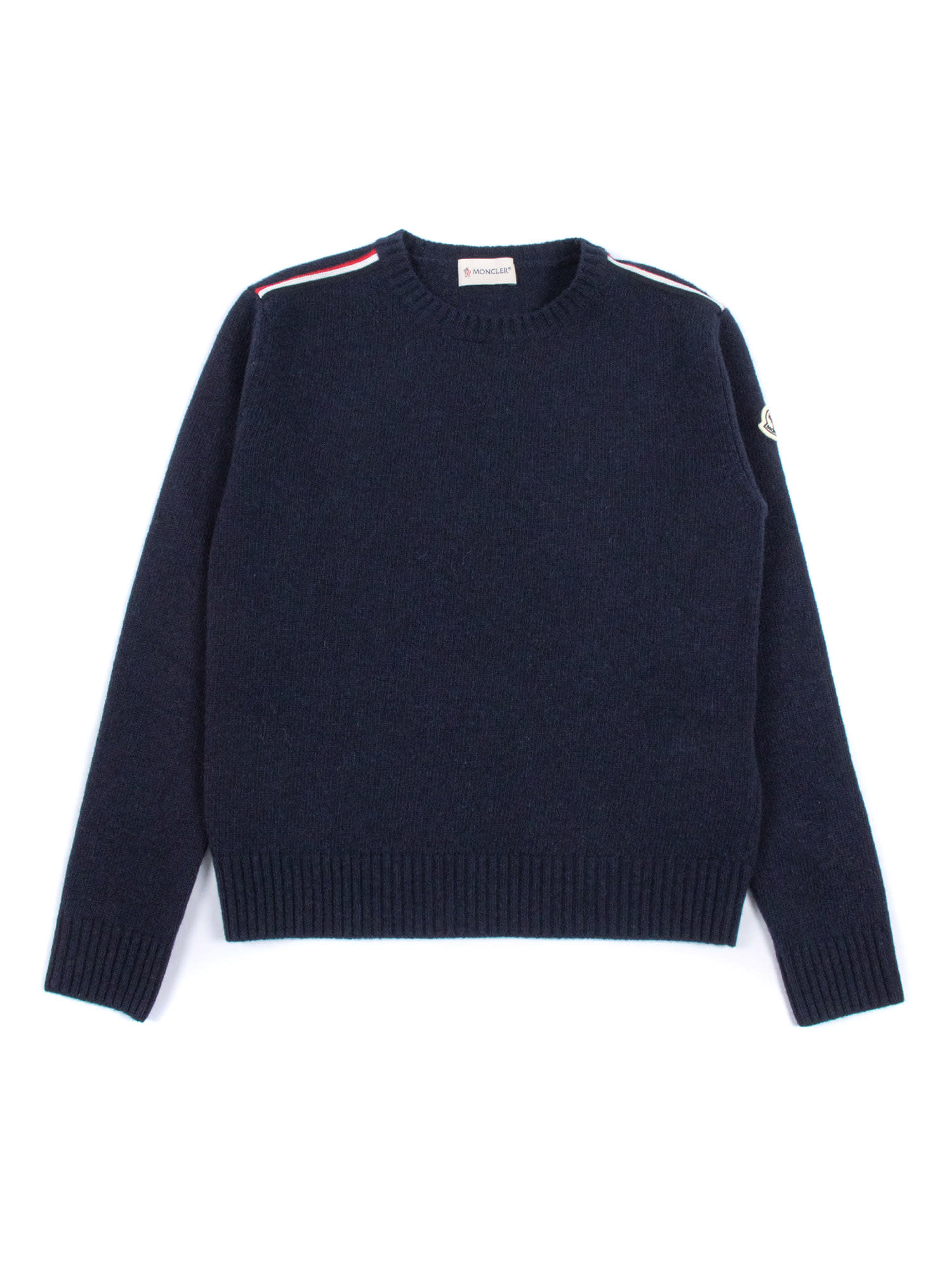 Moncler Crew Neck In Blue