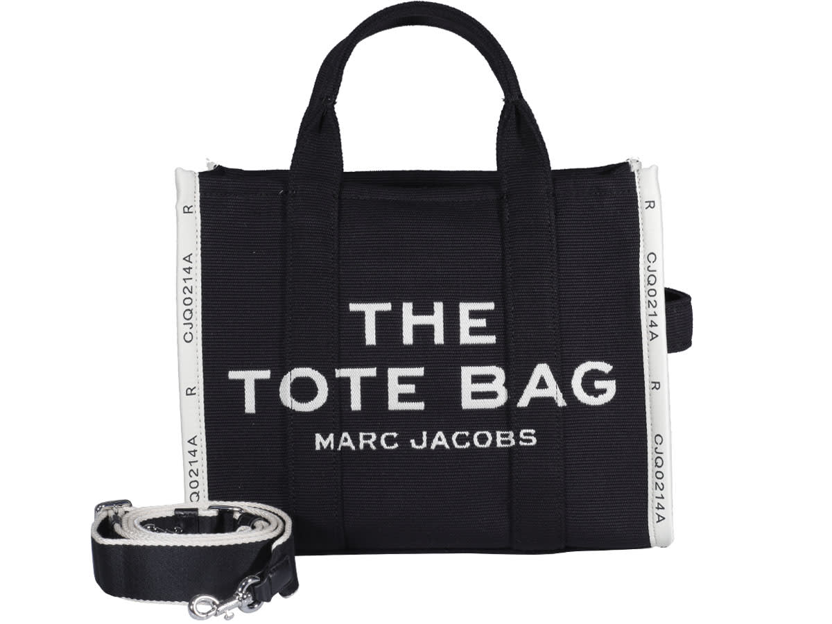 Shop Marc Jacobs The Small Tote Bag In Black