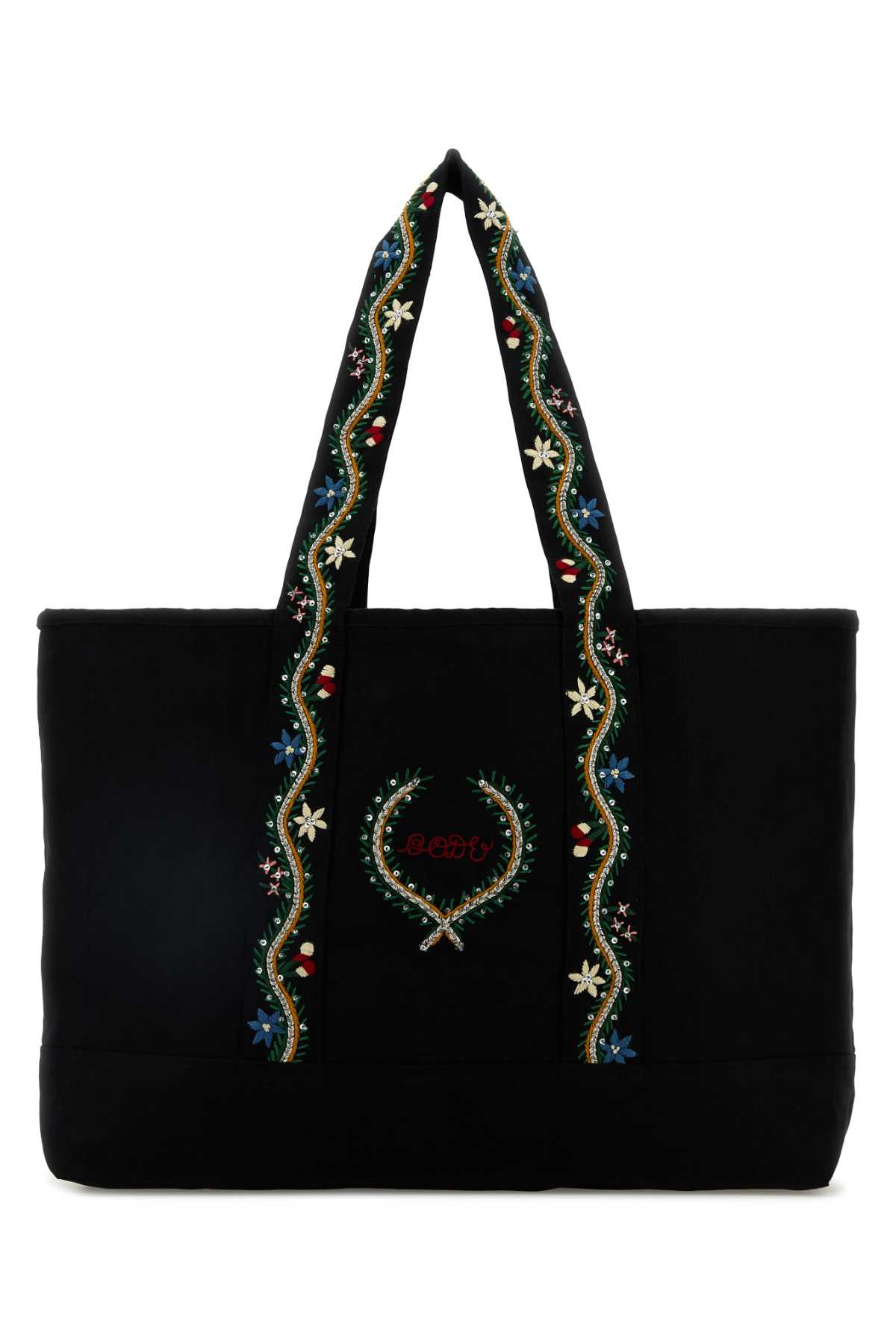 Black Canvas Shopping Bag