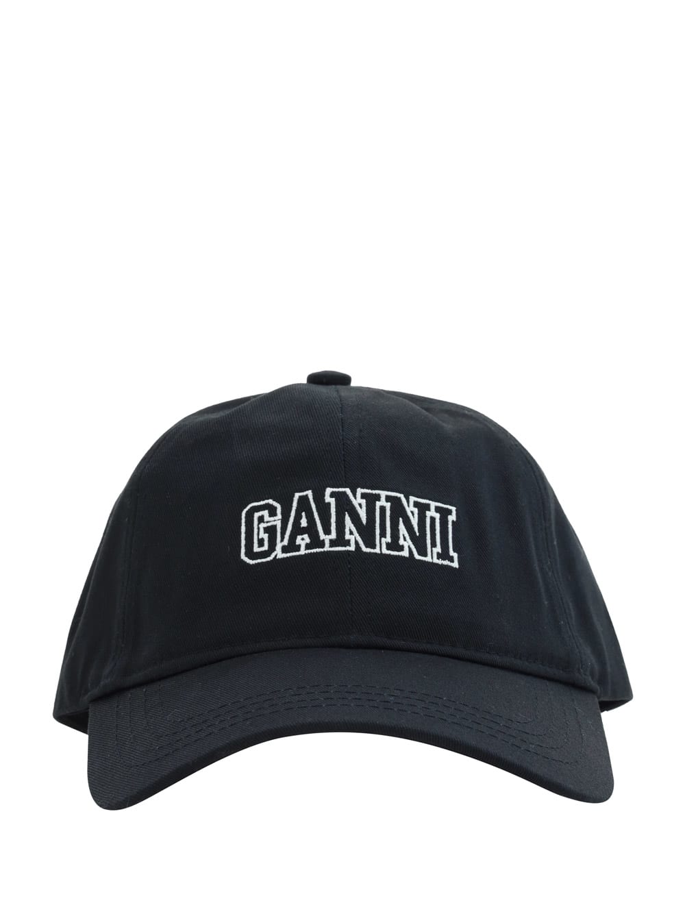 Ganni Baseball Hat In Black