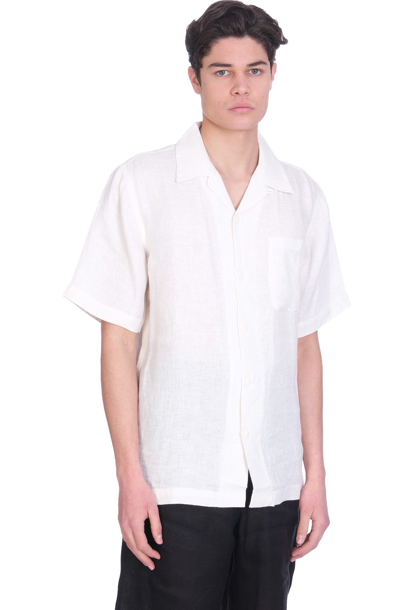 Maharishi Shirt In White Cotton