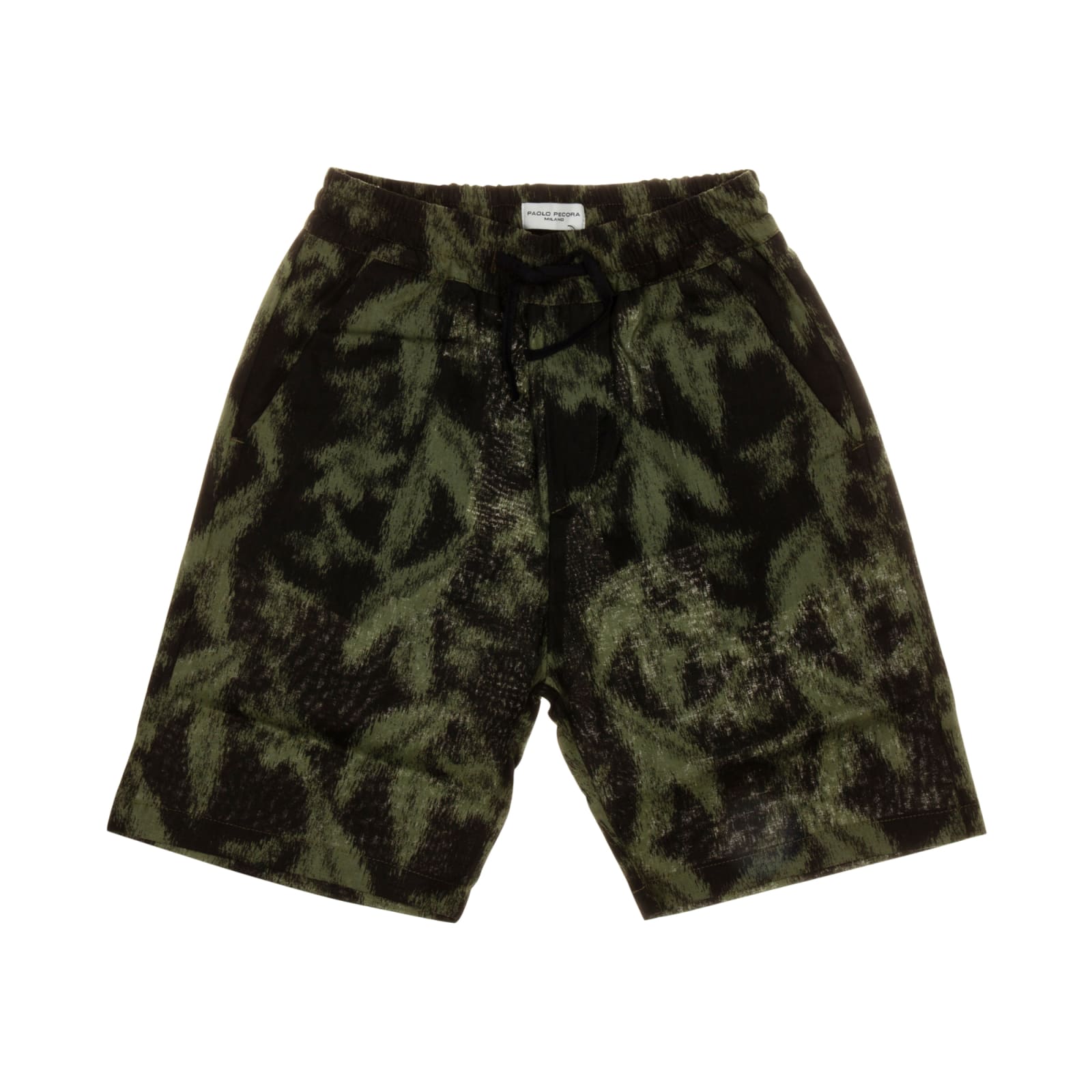 Paolo Pecora Kids' Bermuda In Nero