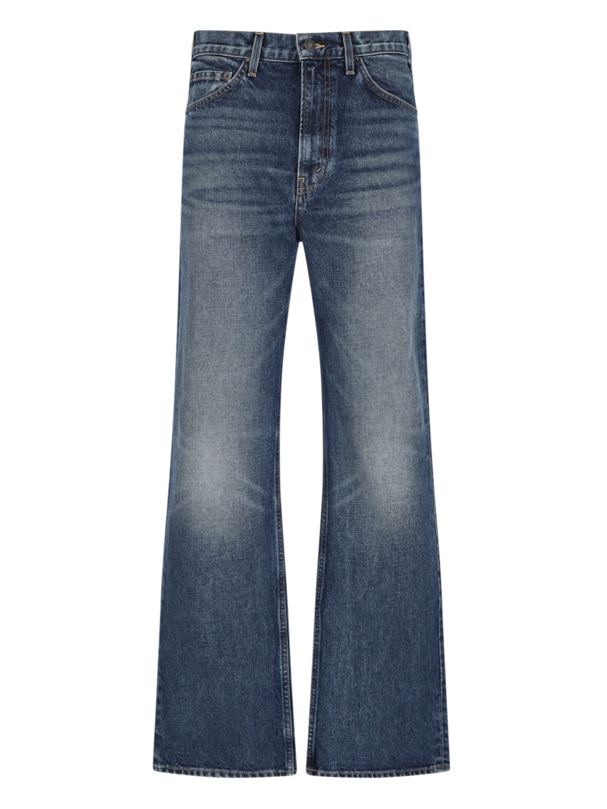 Shop Nili Lotan Mitchell Straight Jeans In Blue