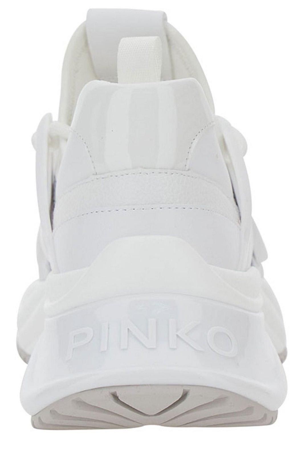 Shop Pinko Love Birds Embellished Chunky Sneakers