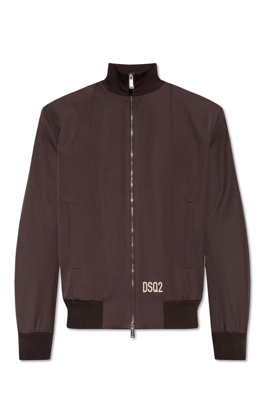 Dsquared2 floral-embroidered Bomber Jacket - Farfetch