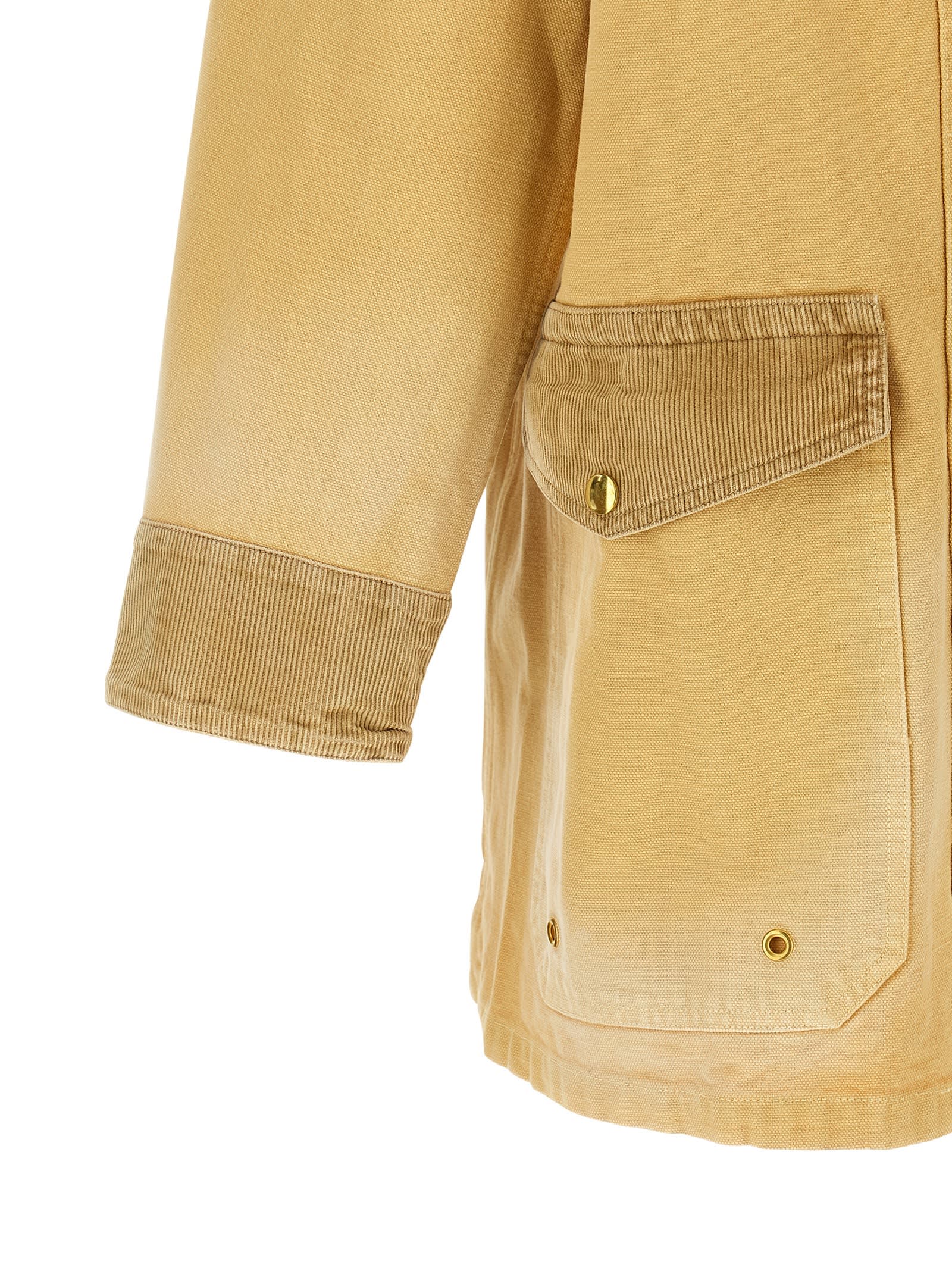 Wales Bonner Sierra Coat In Yellow