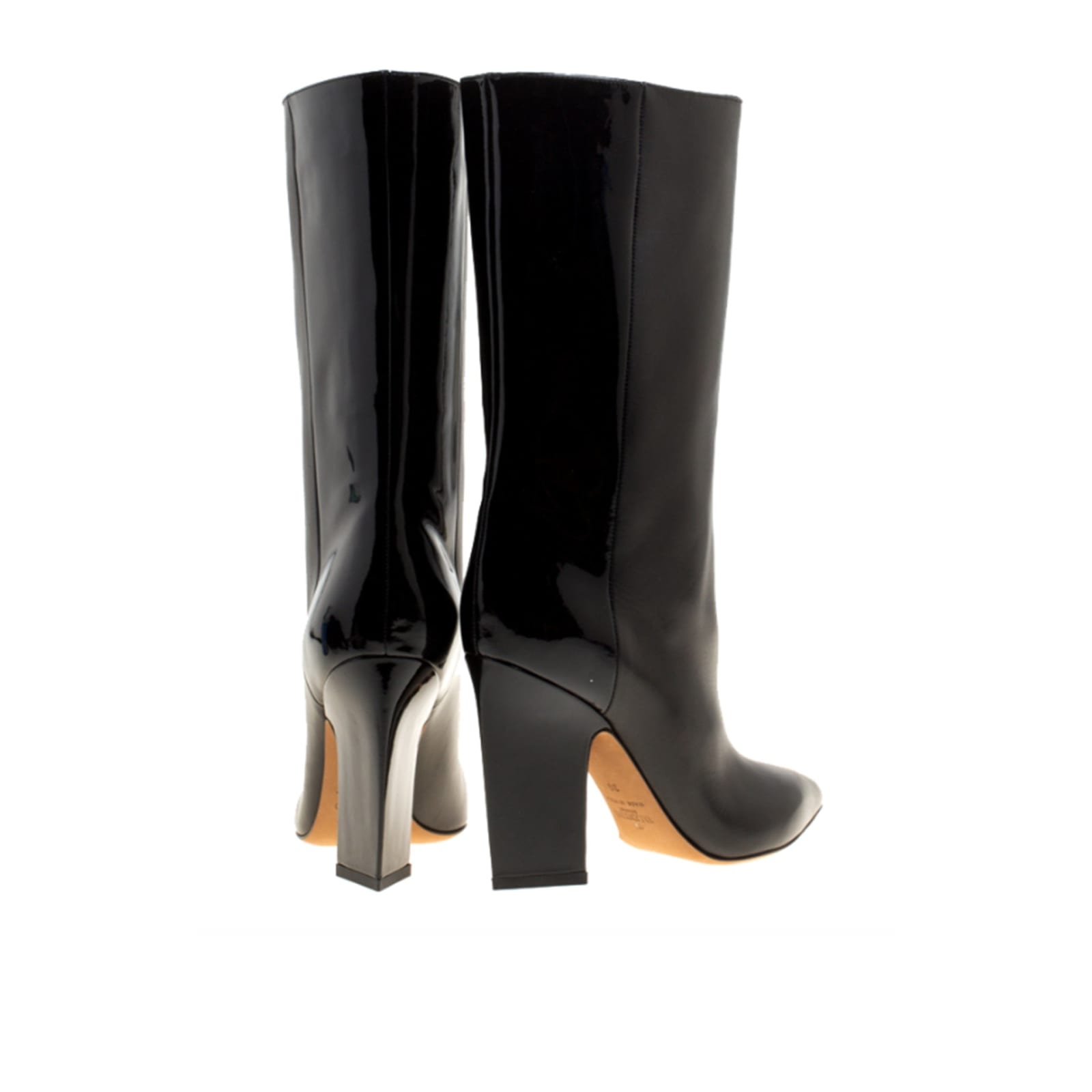 Shop Valentino Leather Boots In Black