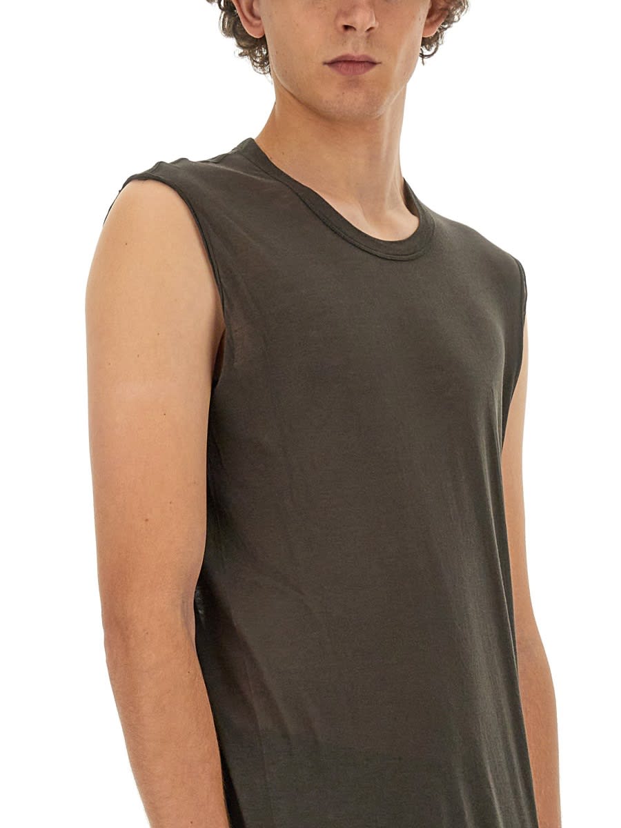 Shop Rick Owens Cotton Tops. In Brown