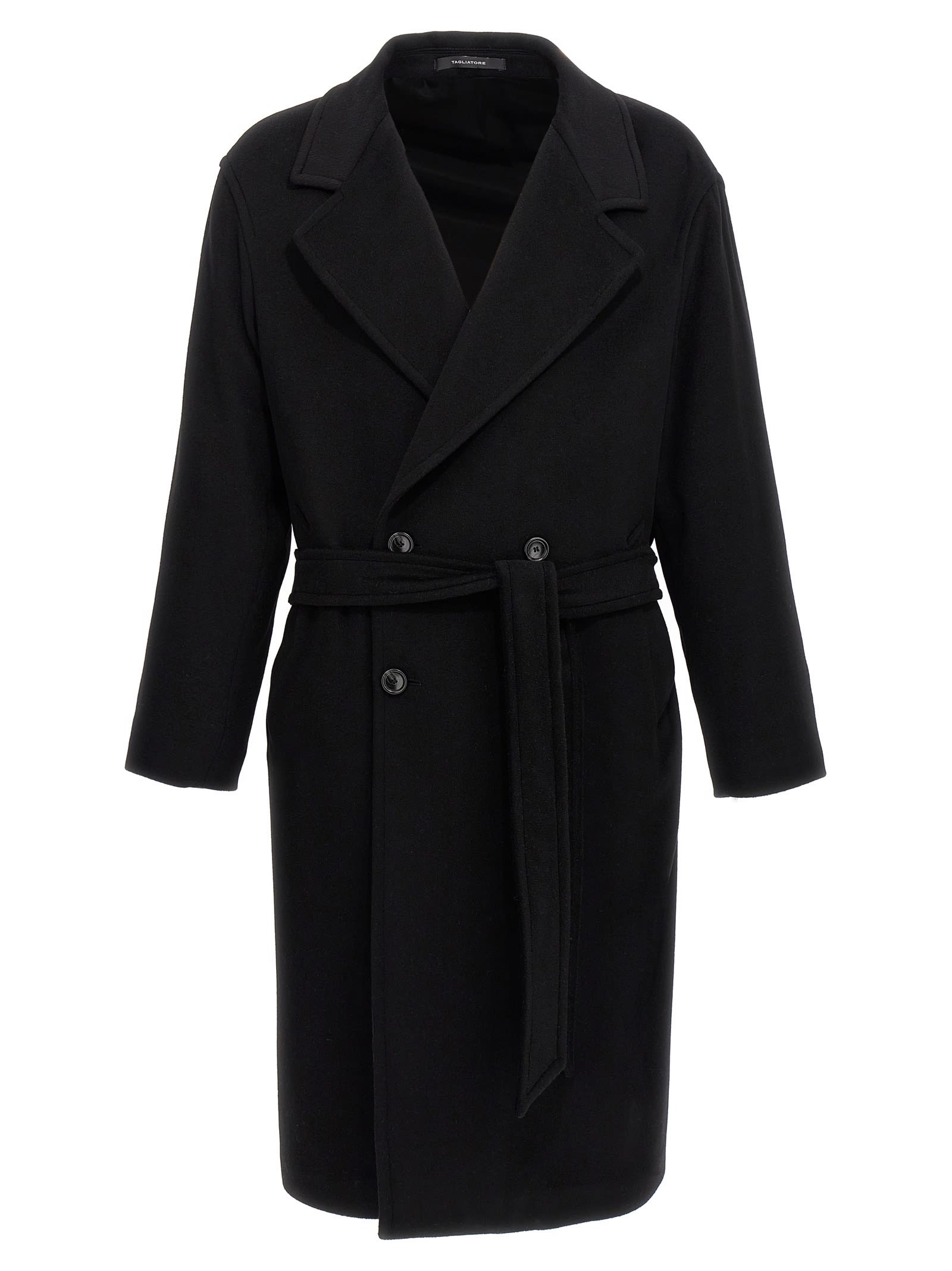 Cashmere Double-breasted Coat