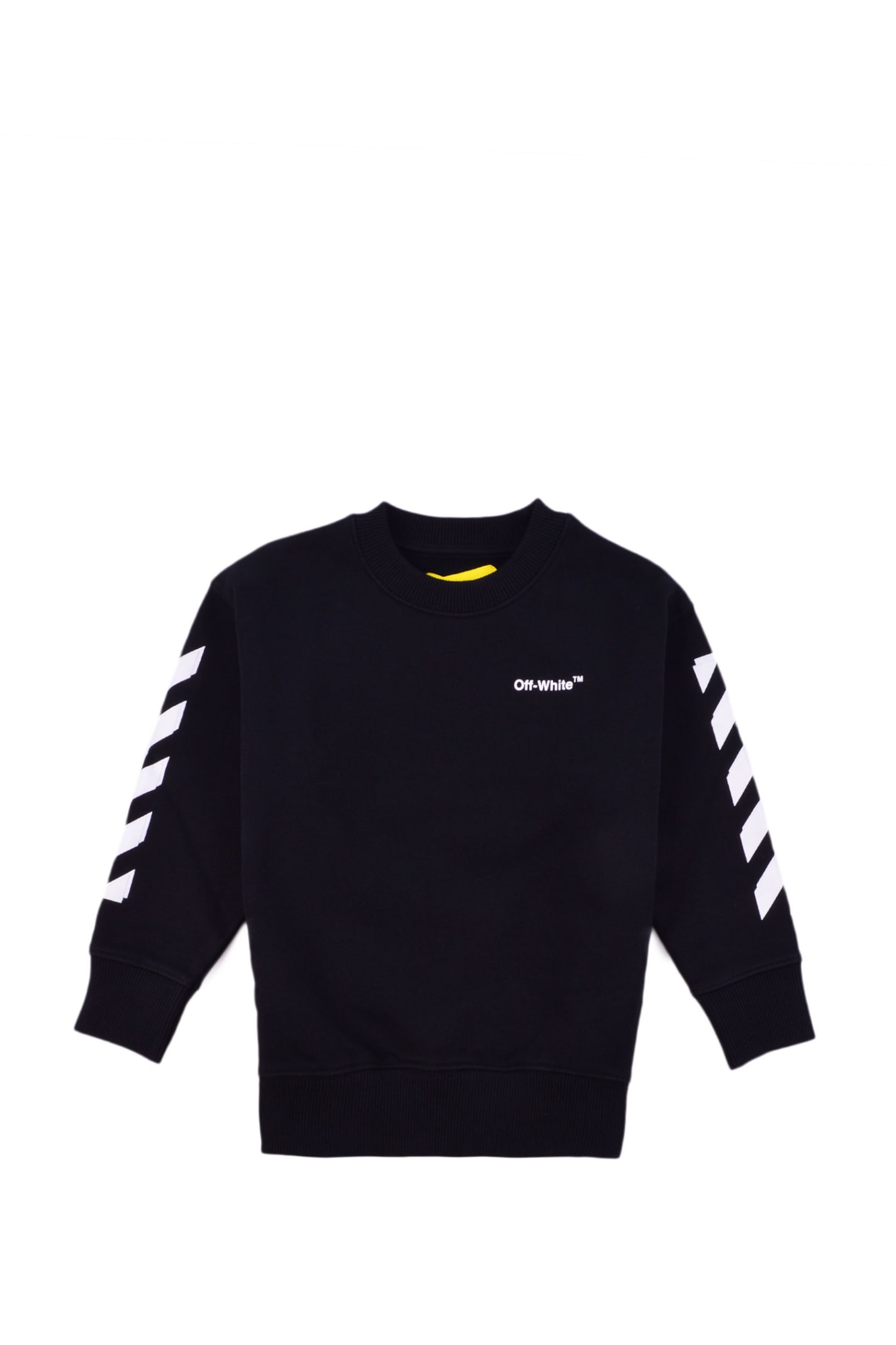 Off-white Cotton Sweatshirt In Back