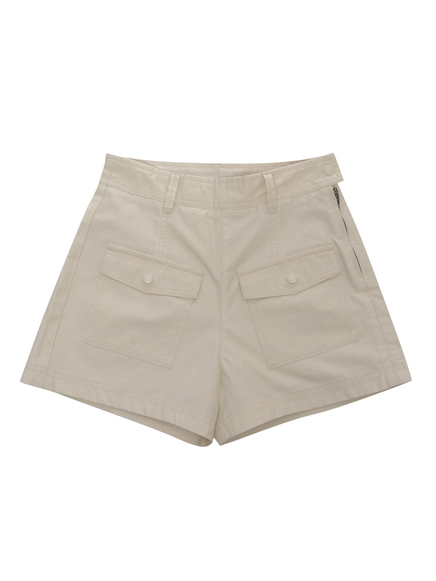 Shop Moncler Beige Shorts