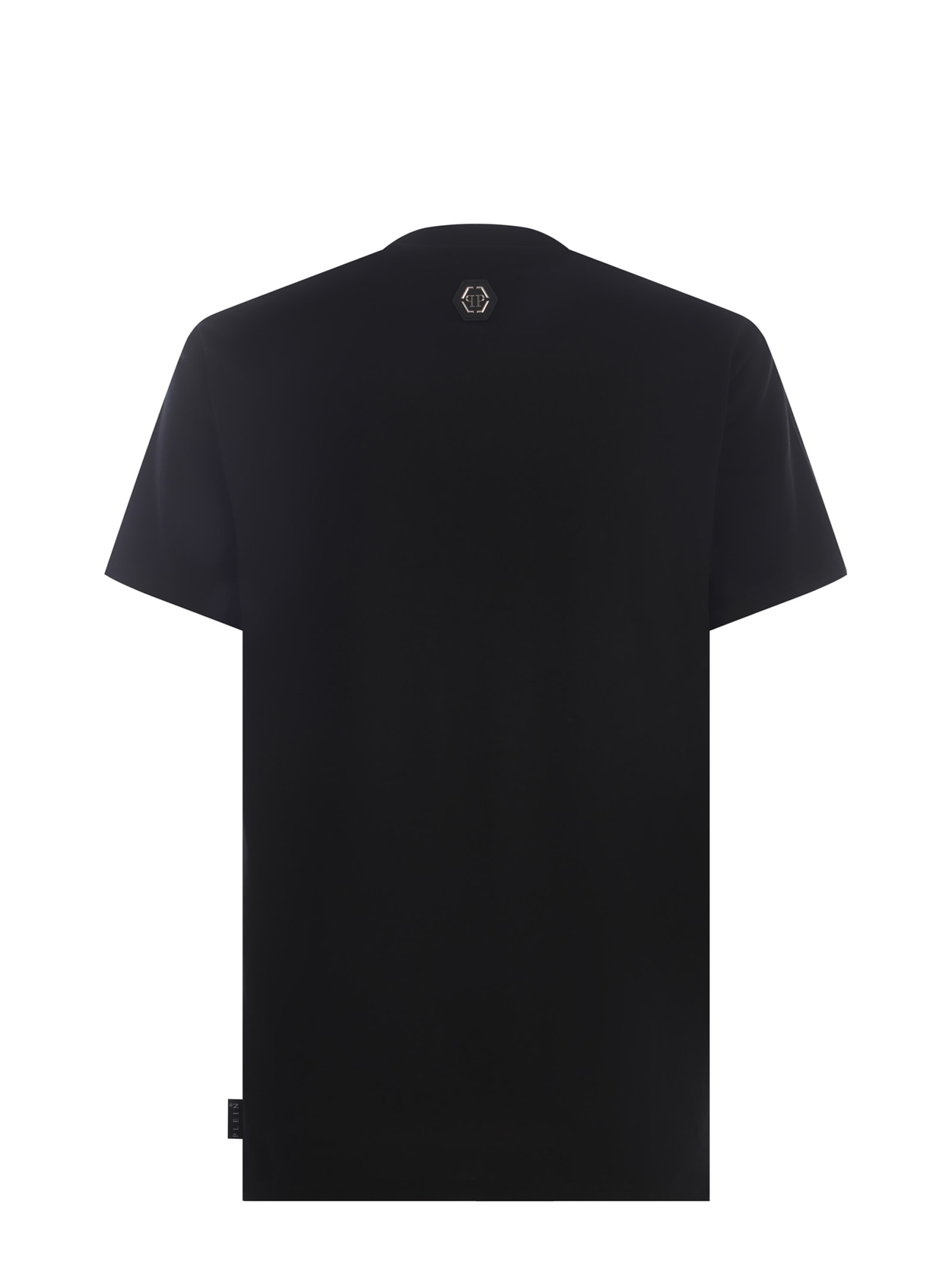 Shop Philipp Plein T-shirt  Made Of Cotton Jersey In Nero