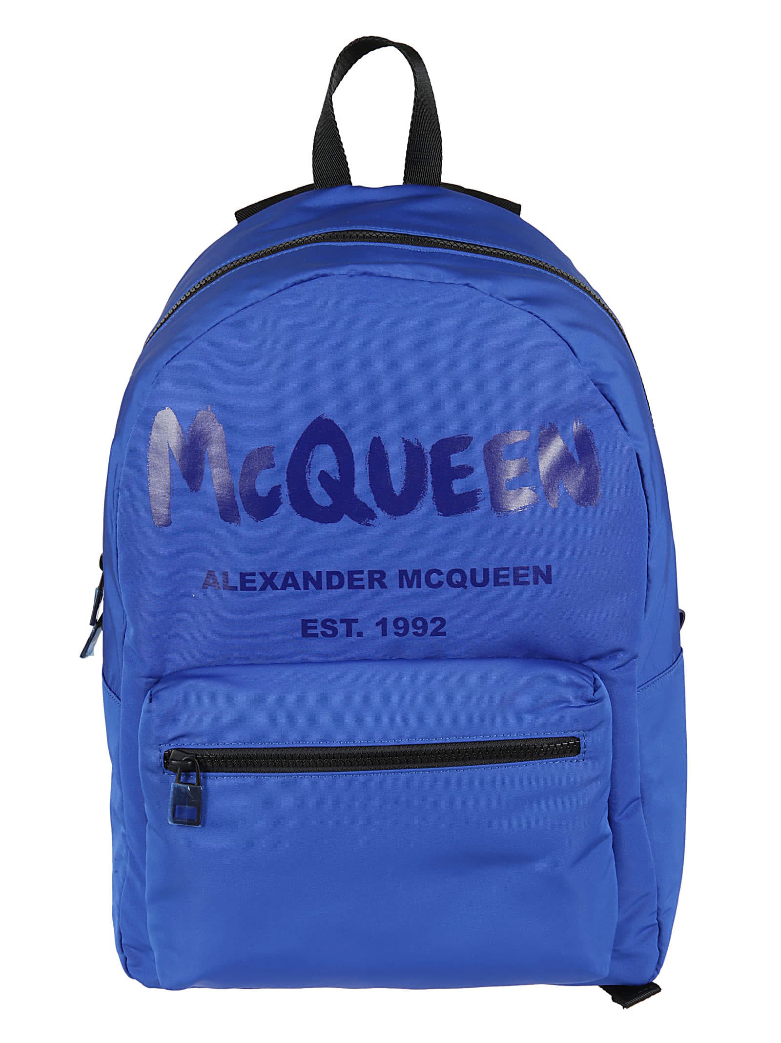 Alexander McQueen Logo Print Backpack