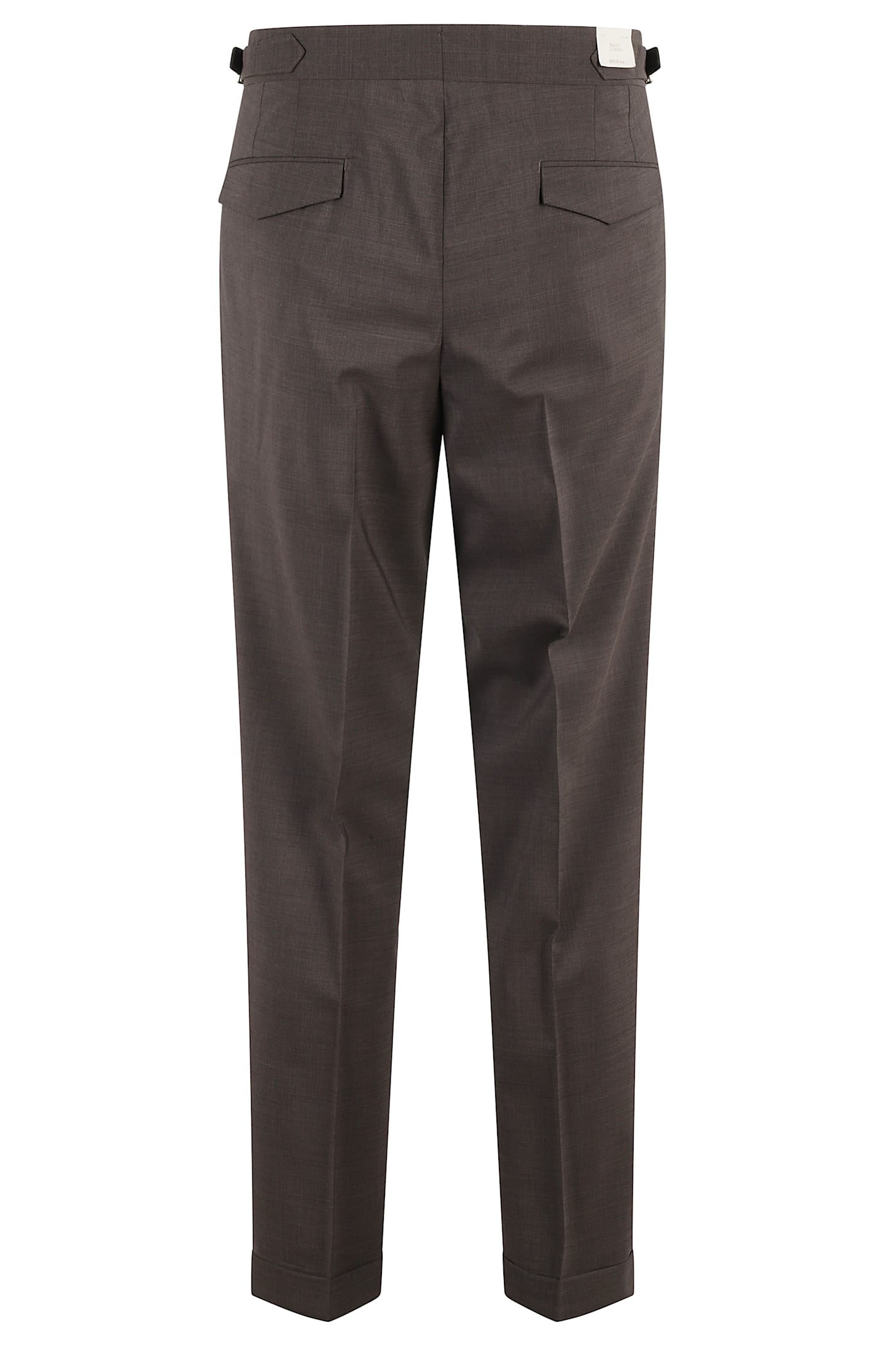 Briglia 1949 Pant Quartieris Pinces E Vita Regolabile In Marrone
