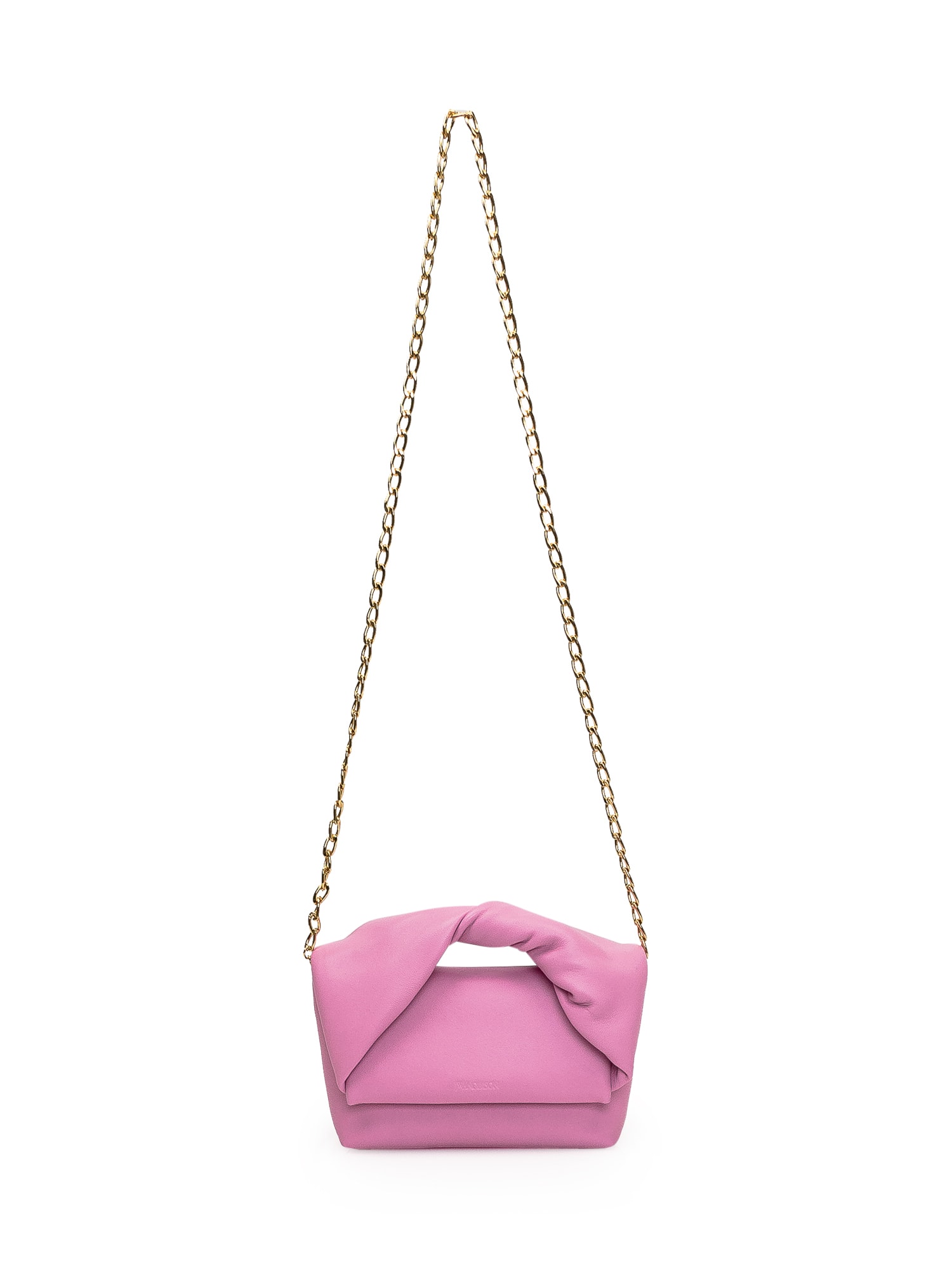 Shop Jw Anderson Twister Midi Bag In Baby Pink
