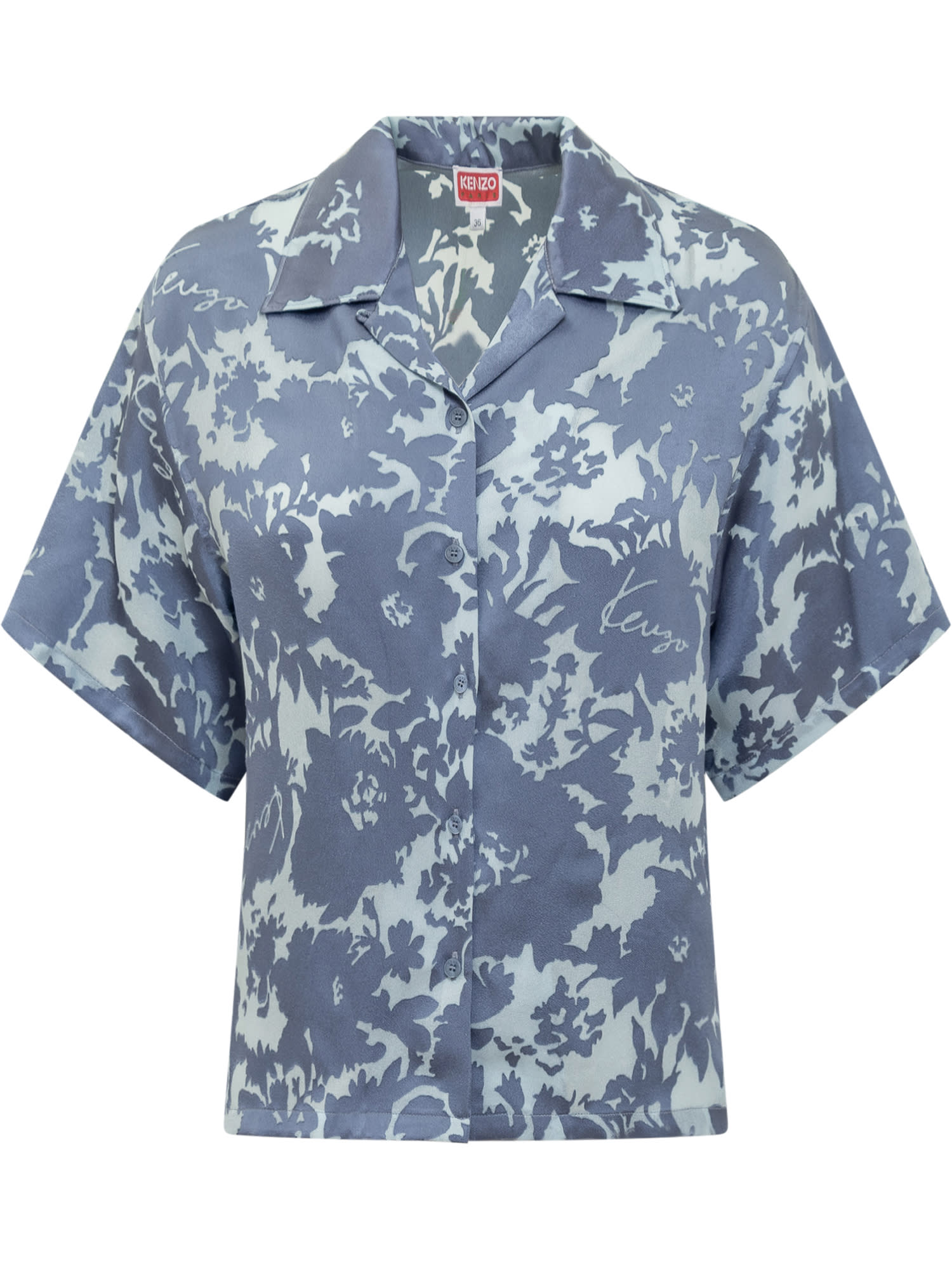 Shirt With Flower Camo Pattern