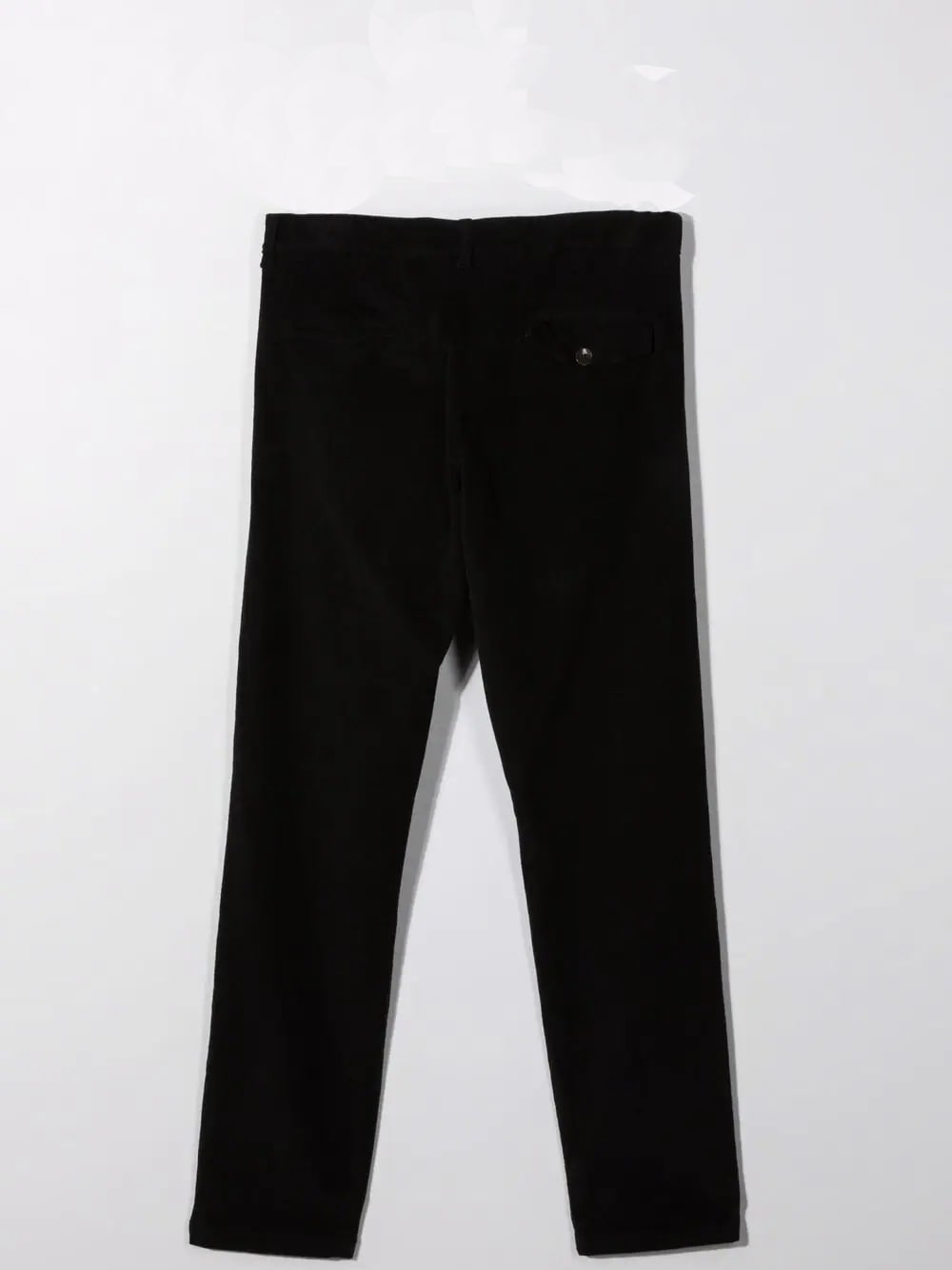 Shop Paolo Pecora Chino With Folds In Black