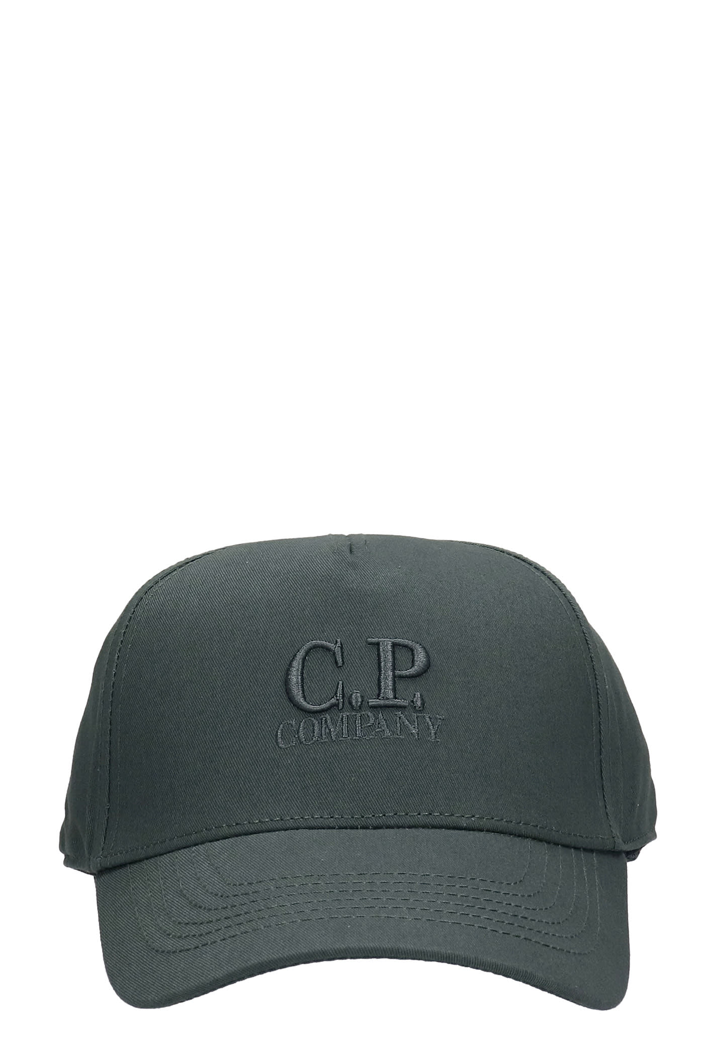 C.P. Company Hats In Green Cotton