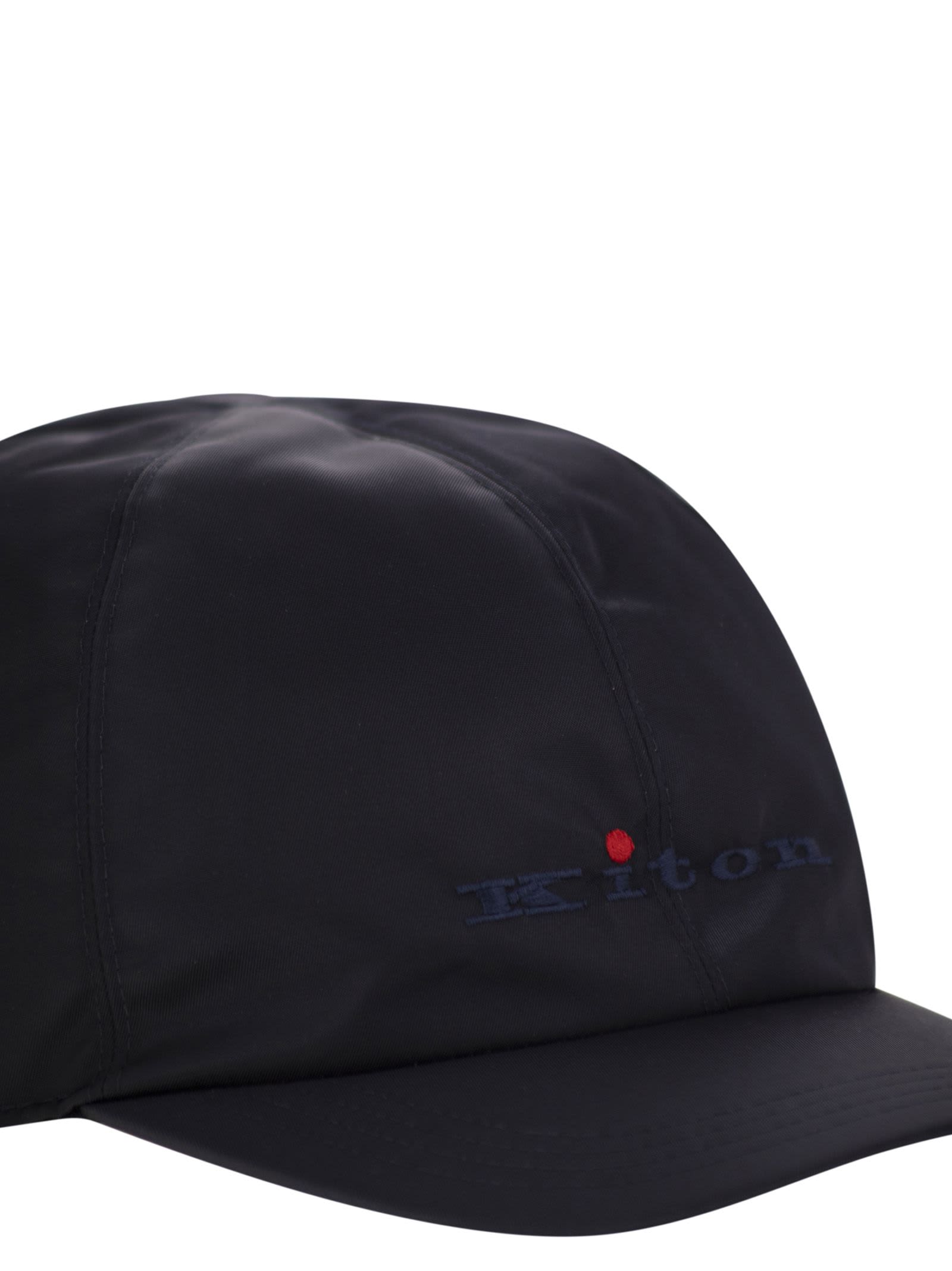 Kiton Man Hat Midnight Blue Size Onesize Cashmere In Blue