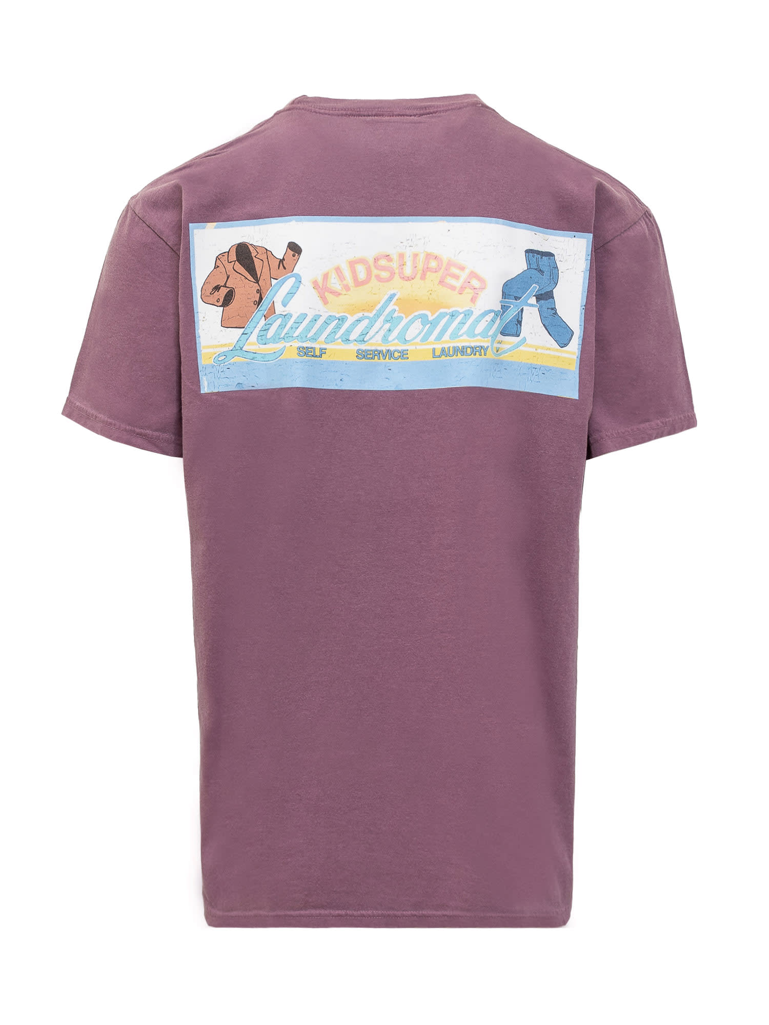 Shop Kidsuper Laundromat T-shirt In Plum