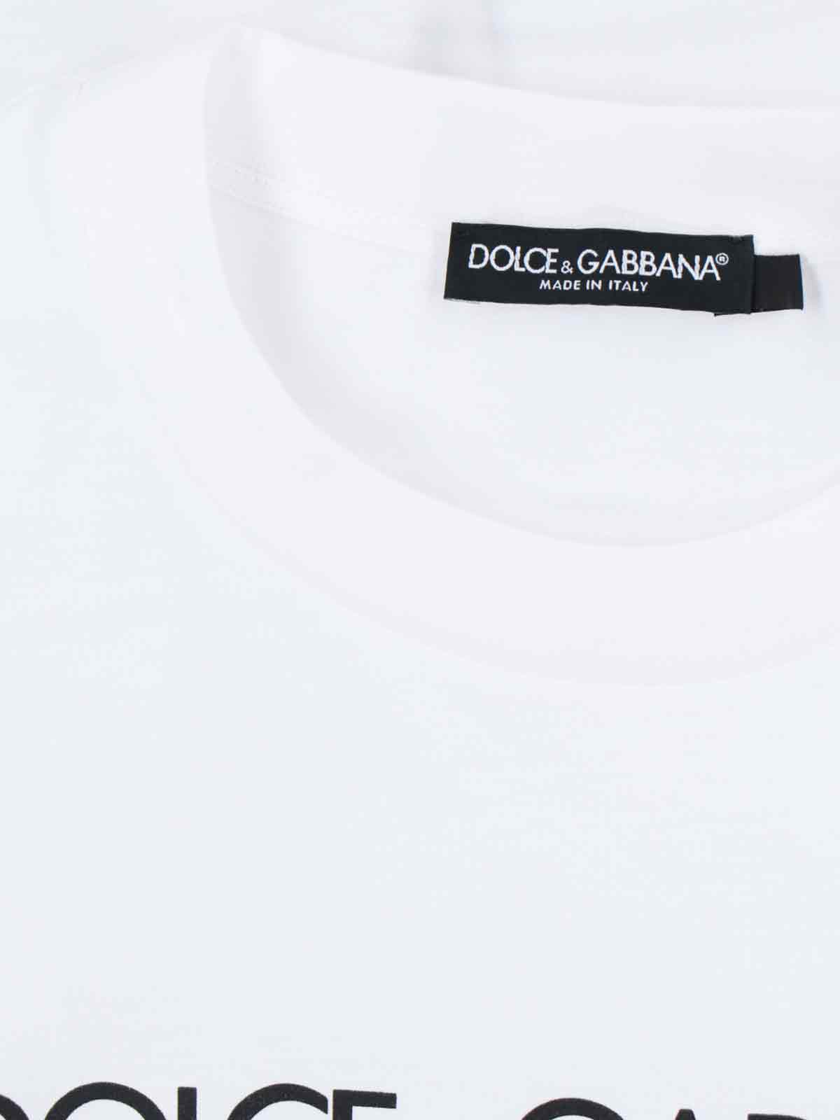 Shop Dolce & Gabbana T-shirt Logo In White