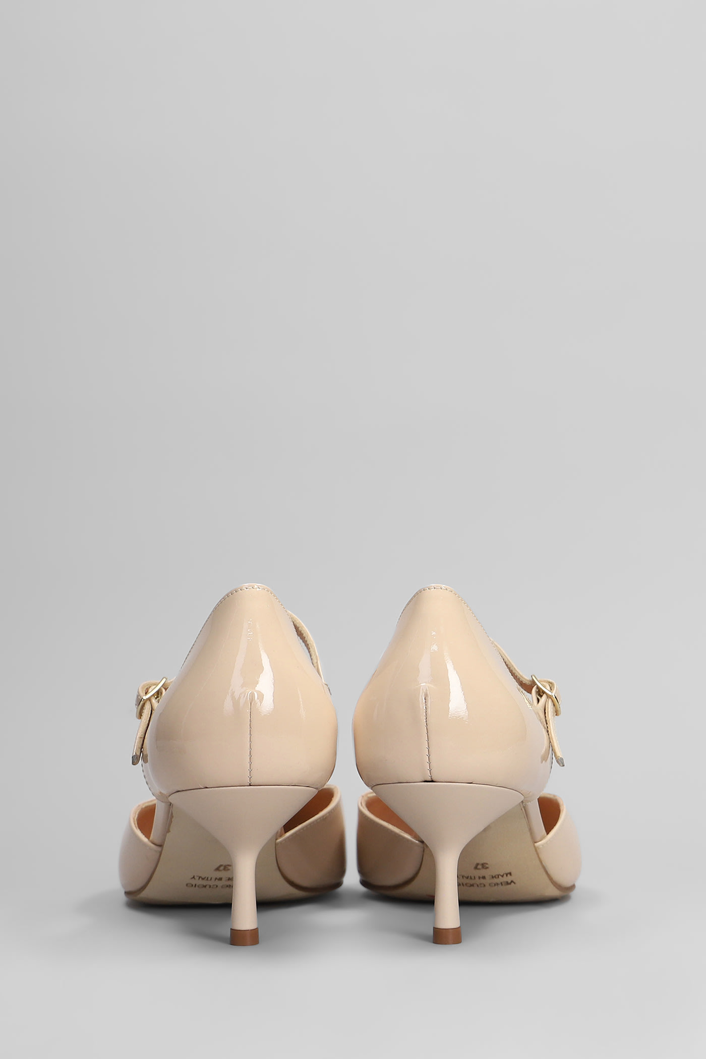 The Seller Pumps In Powder Patent Leather In Powder