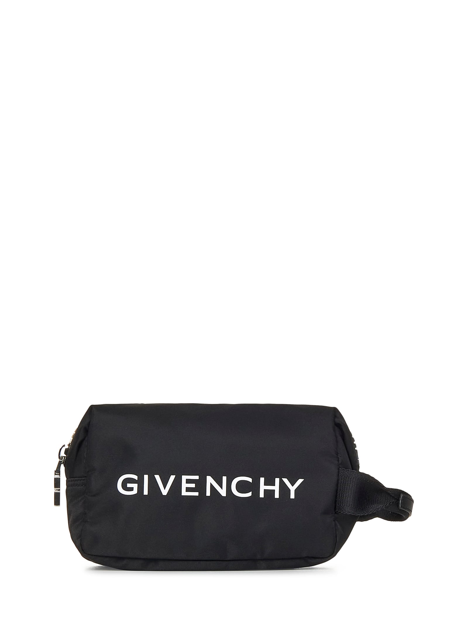 Shop Givenchy G-zip Clutch In Black