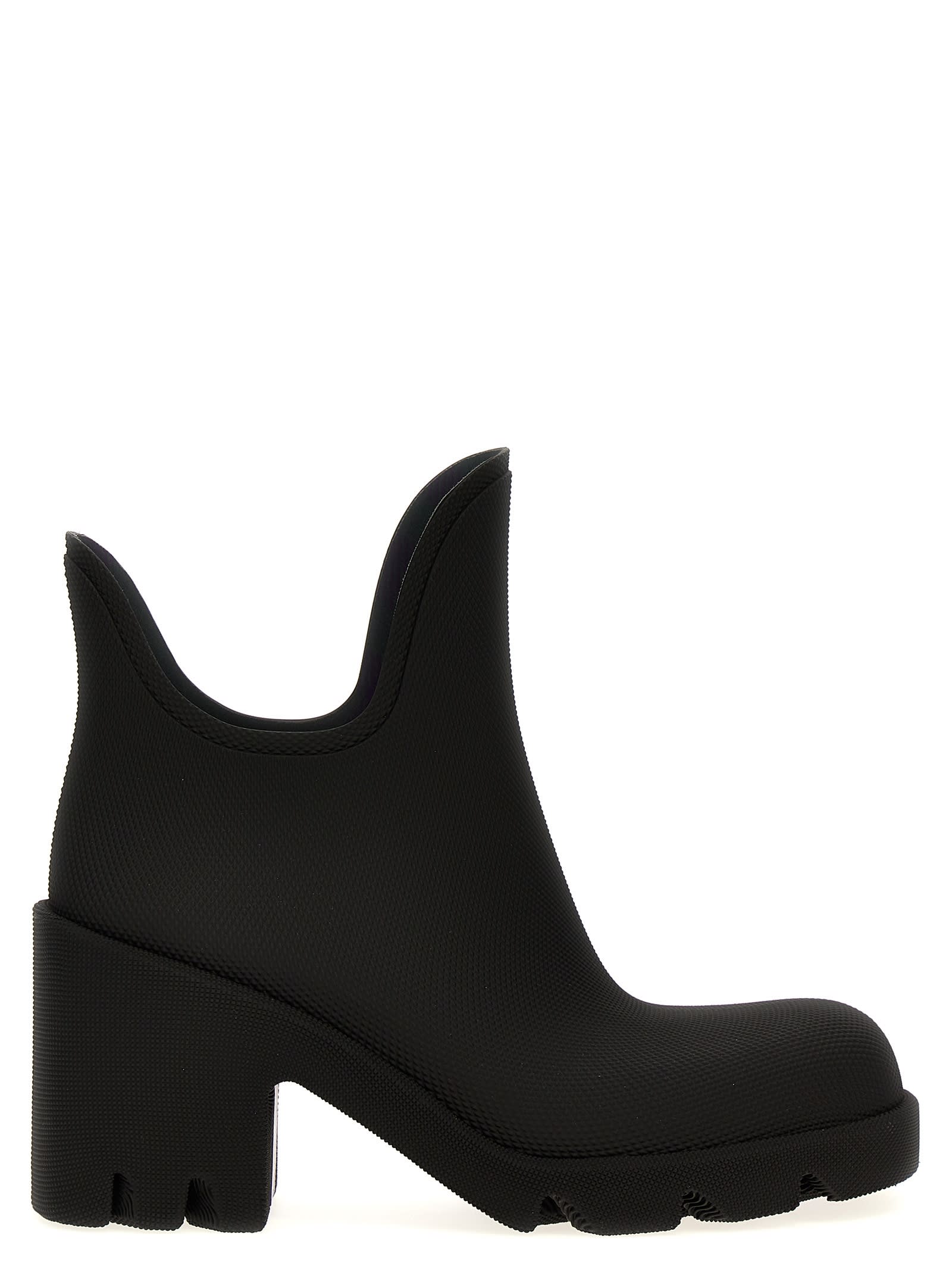 Shop Burberry Marsh Ankle Boots In Black