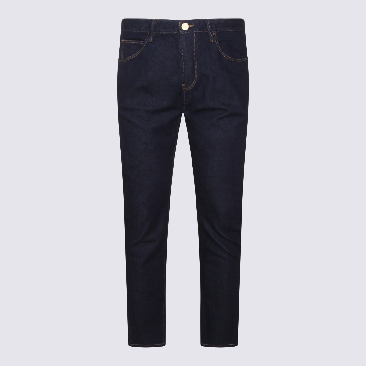 Giorgio Armani Dark Blue Cotton Jeans
