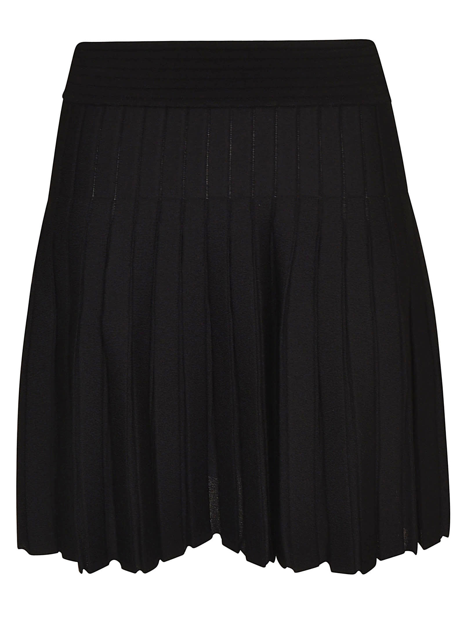 Balmain Pleated Short Skirt
