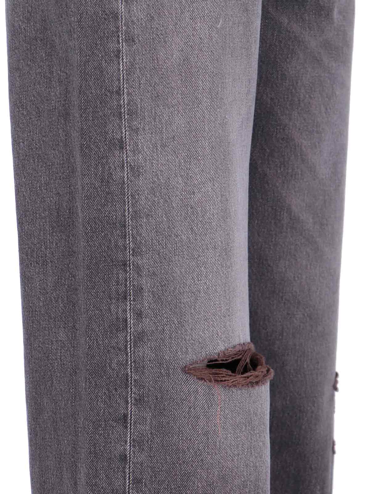 Our Legacy Wide Leg Trousers Five-pocket Style In Gray