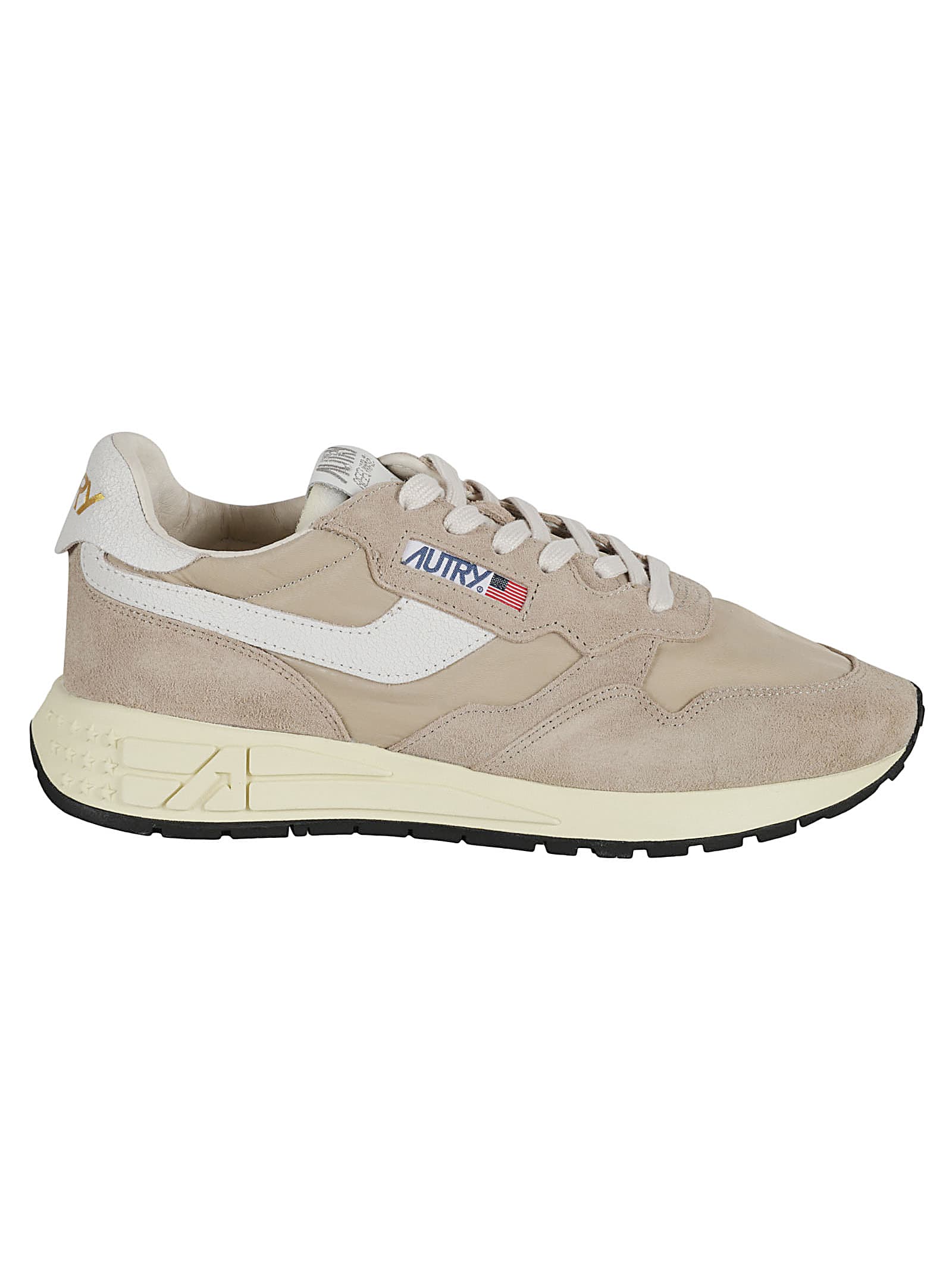 Shop Autry Reelwind Sneakers In Beige