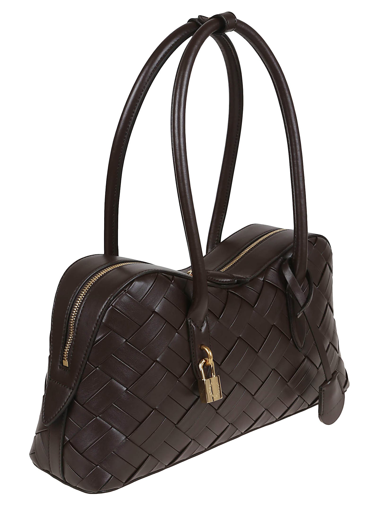 Stella Mccartney Tote Woven Alter Mat In Brown