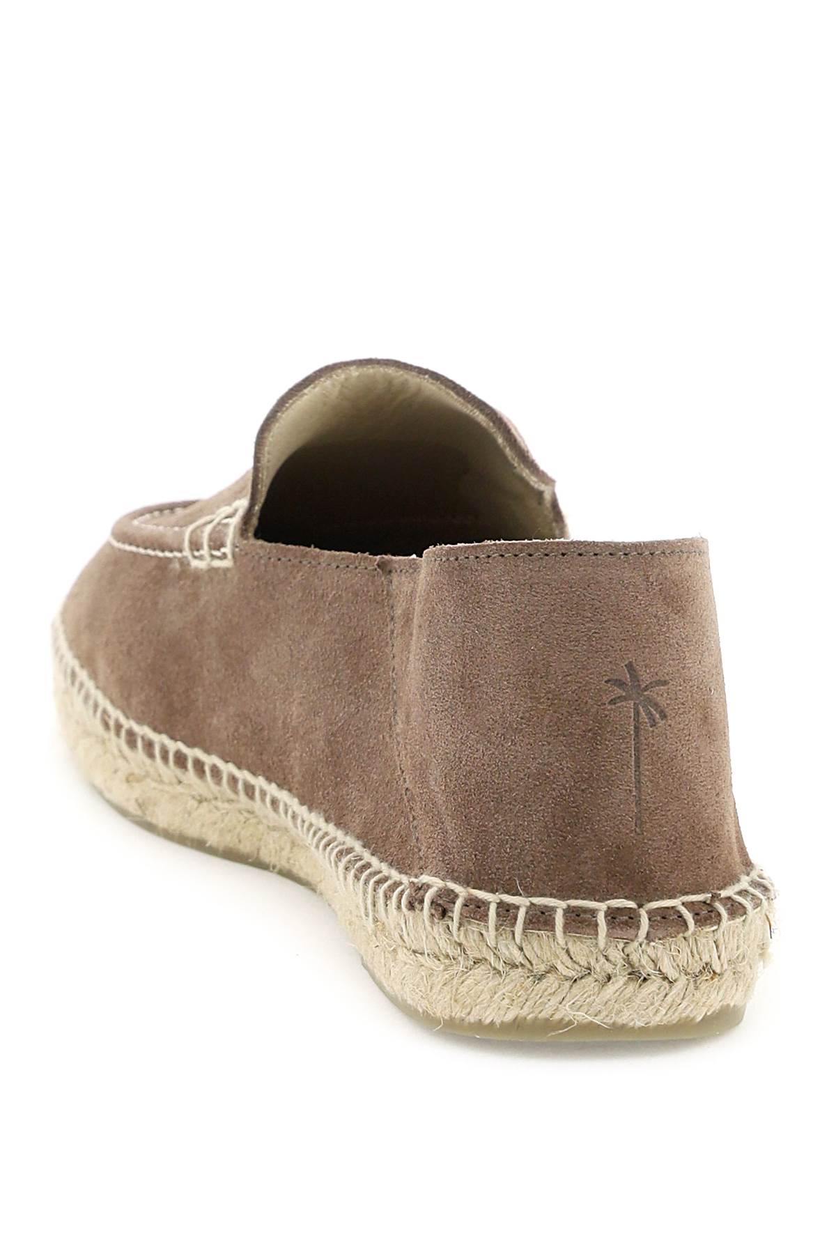 Shop Manebi Espadrilles Loafers In Moka (brown)