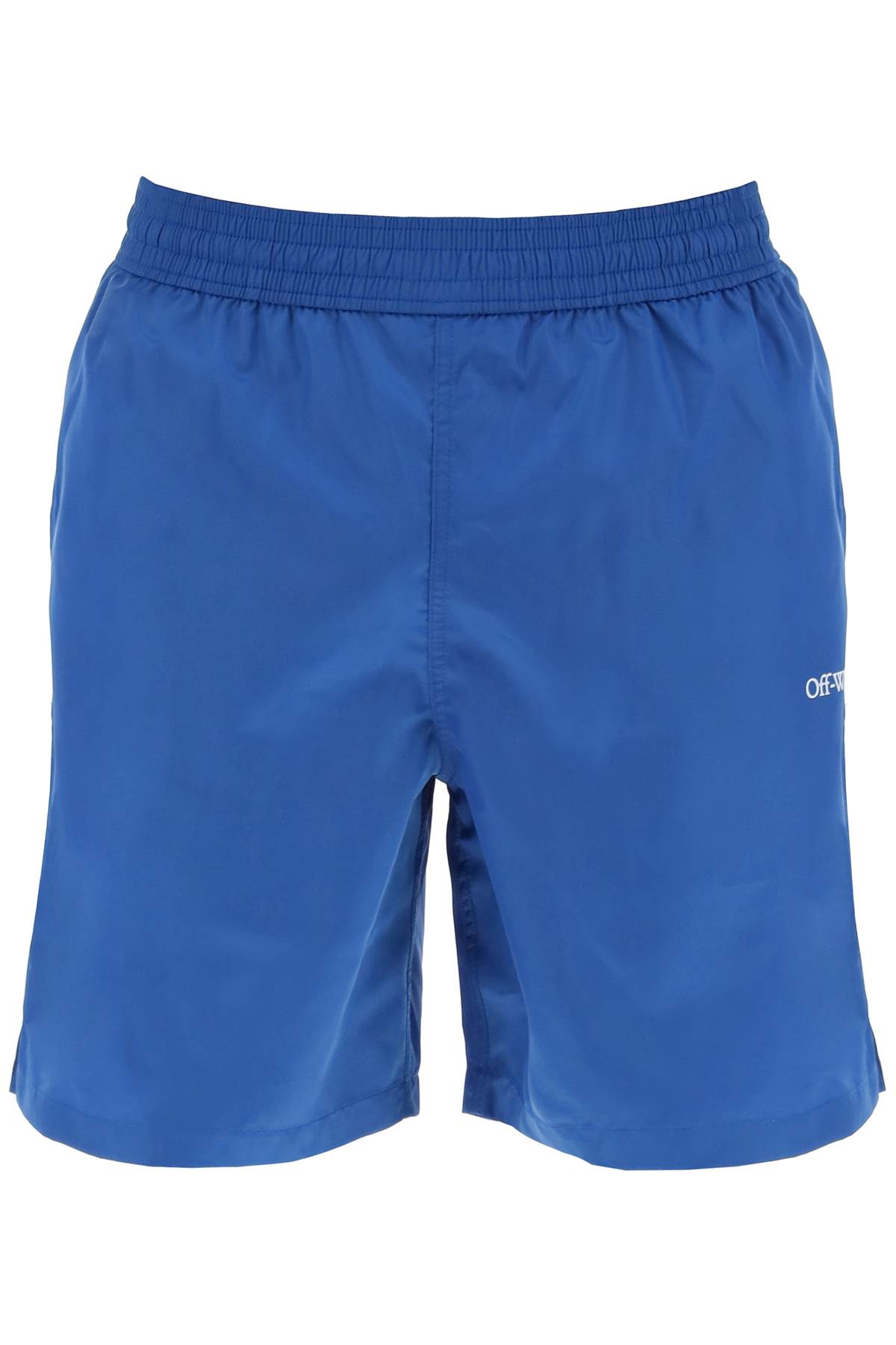 Shop Off-white Surfer Sea Bermuda Shorts In Nautical Blue (blue)