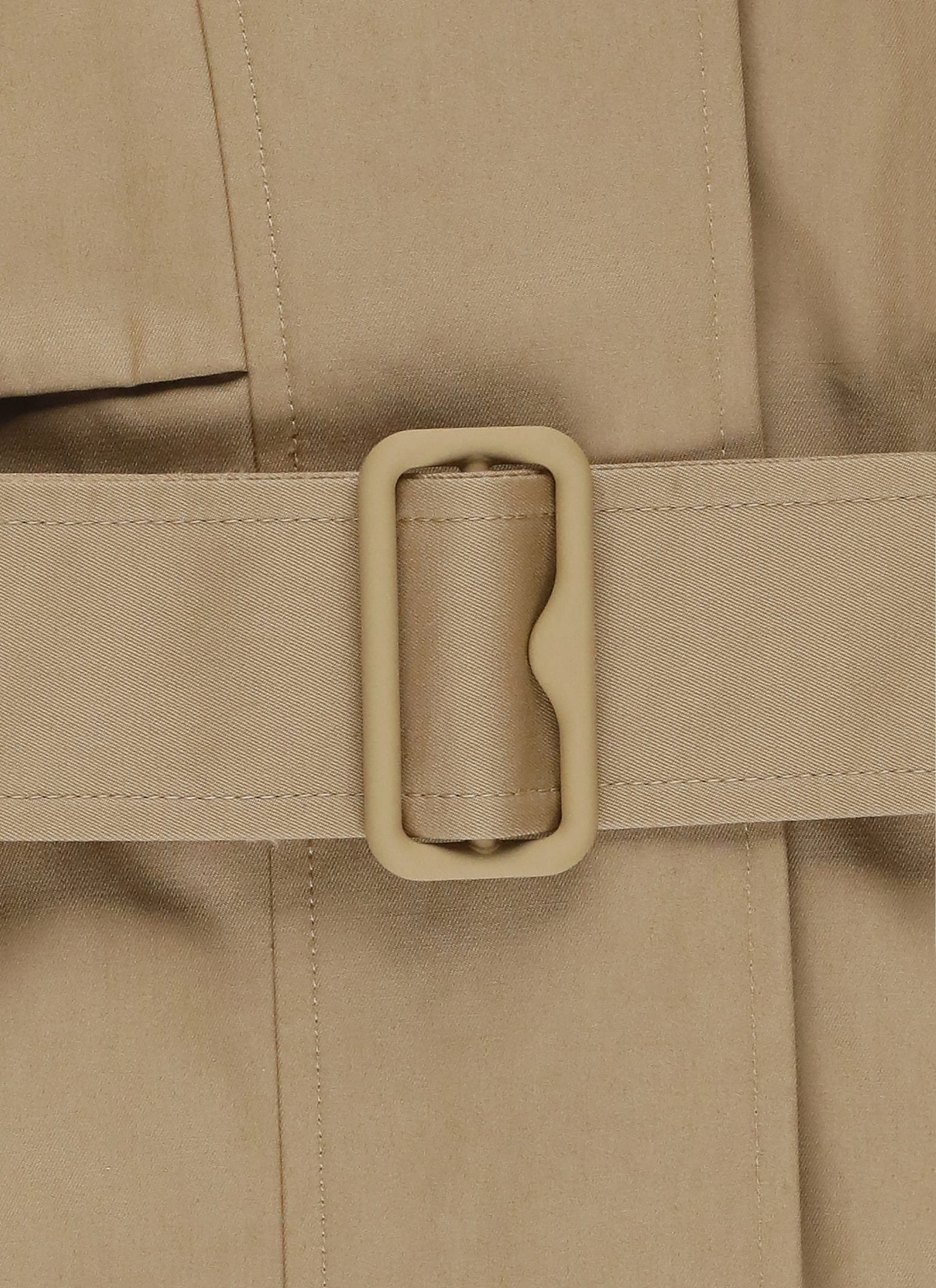 Burberry Childrens Cotton Hooded Trench Coat In Nude