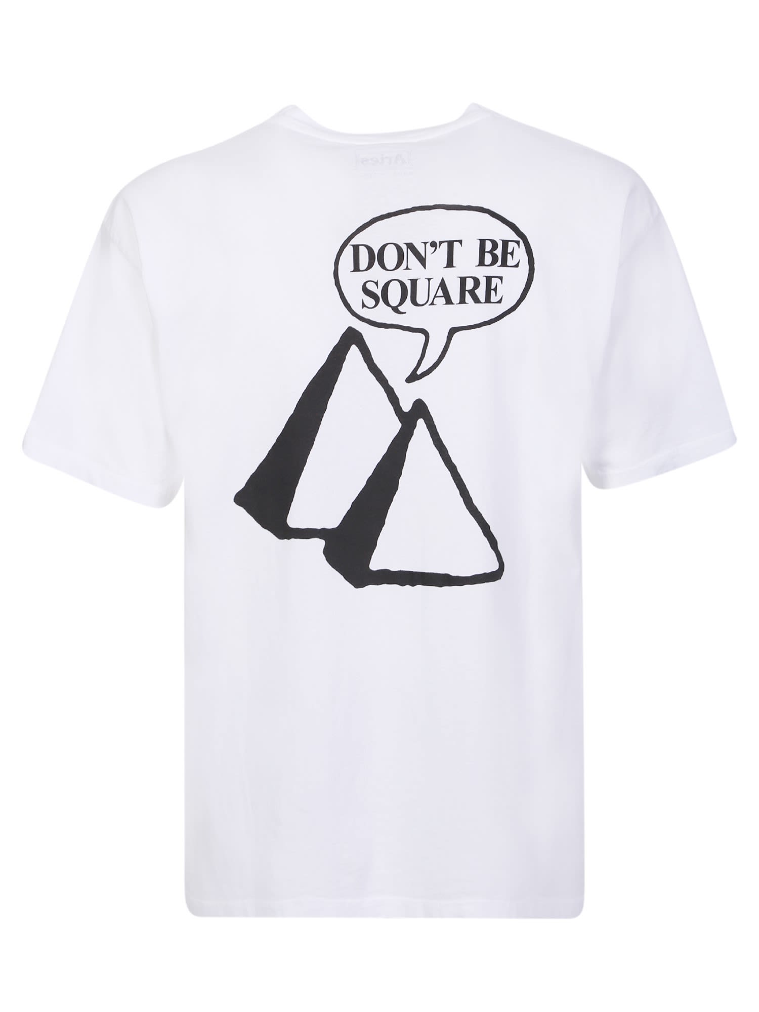 Shop Aries Dont Be A... Inside Out T-shirt In White